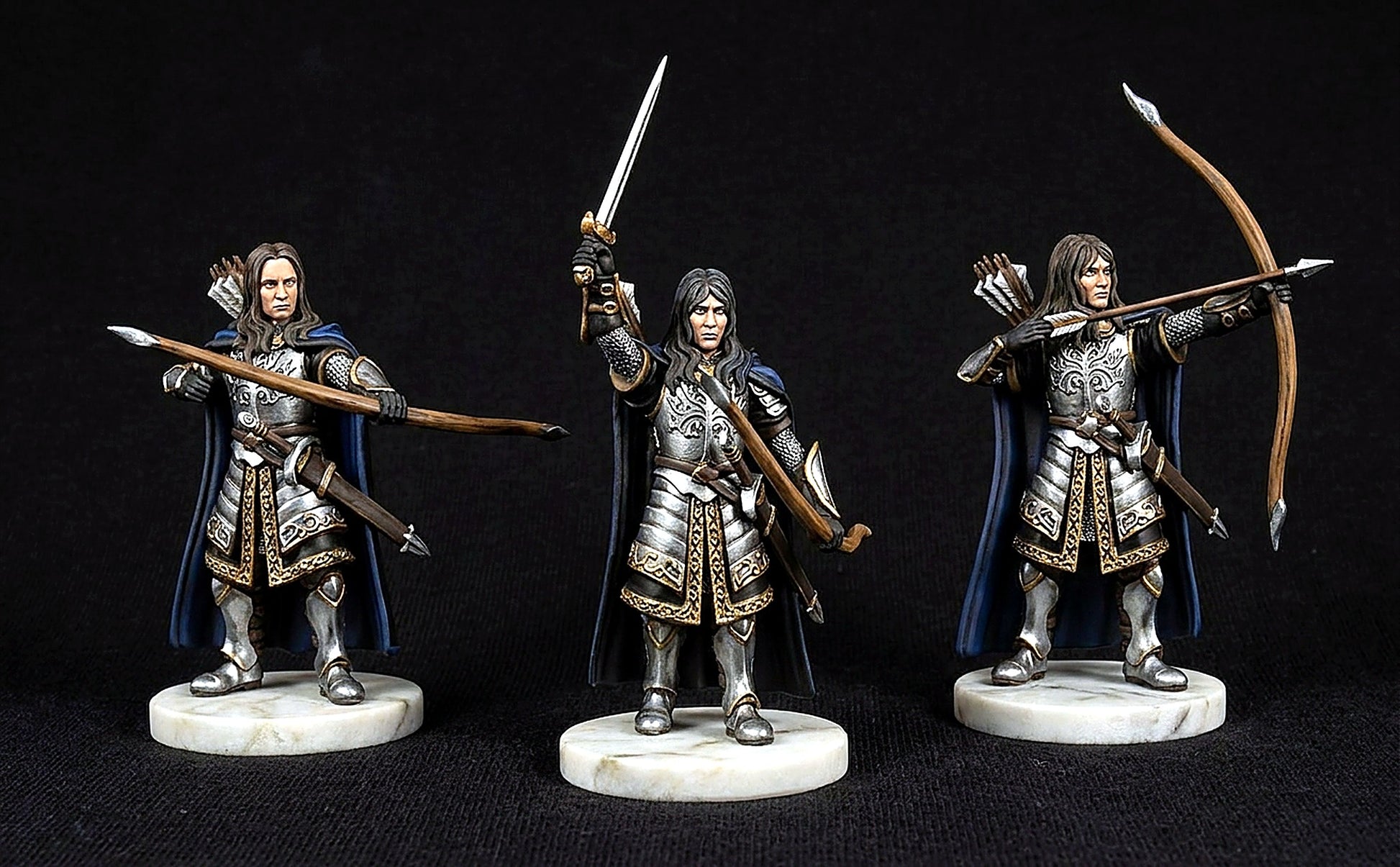 Miniatura Capitán de la Guardia de la Ciudadela y la Compañía Blanca de Gondor Gondor resina 32mm - Drakholm