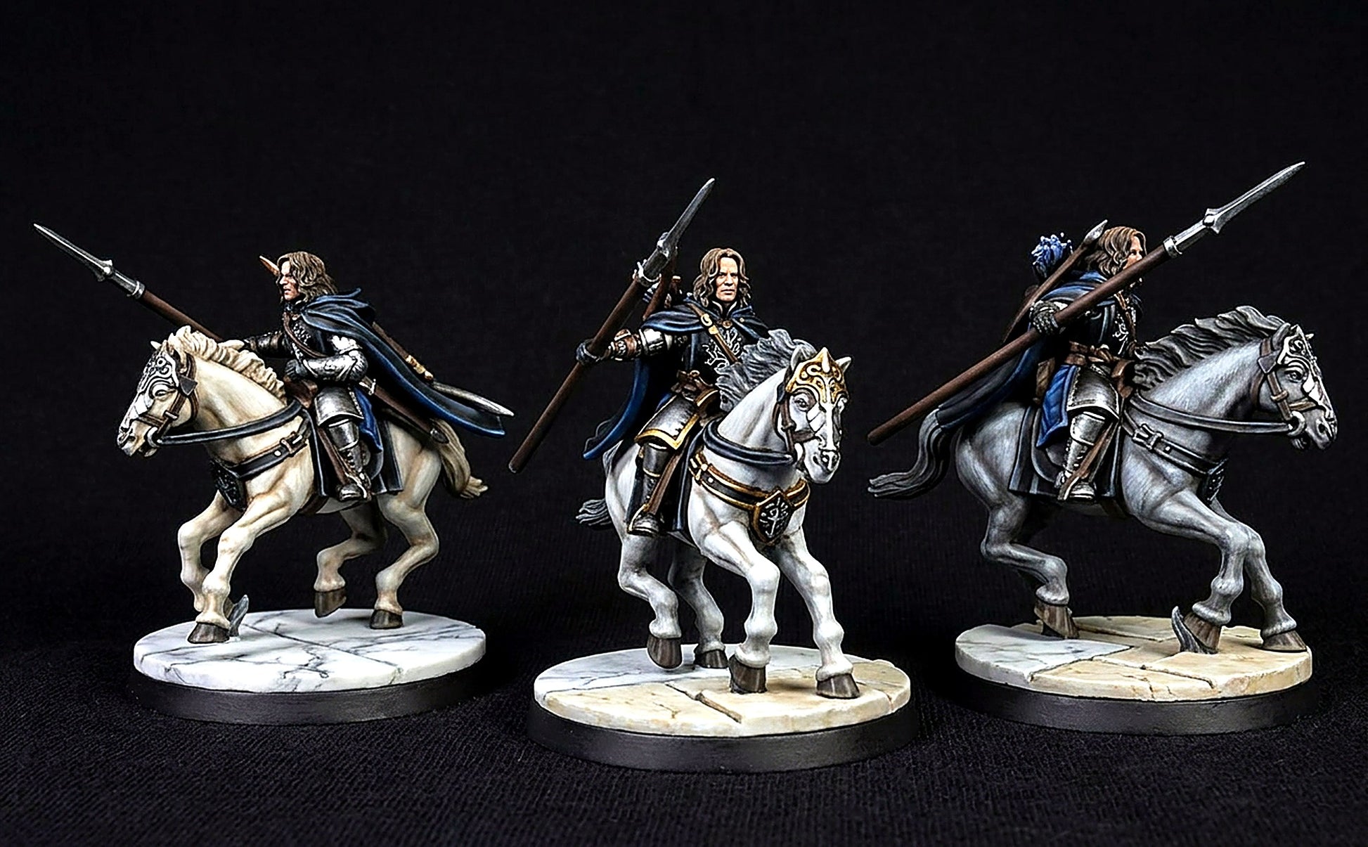 Miniatura Capitán de los Montaraces de Ithilien (Cazador) Gondor resina 32mm - Drakholm