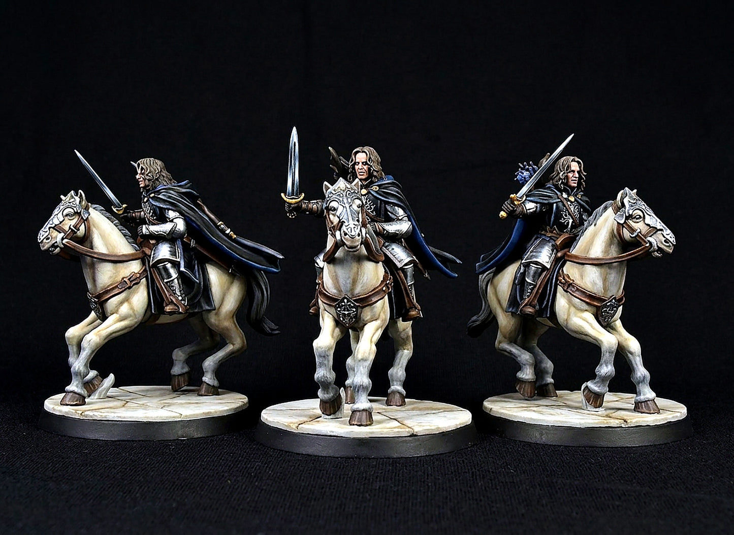 Miniatura Capitán de los Montaraces de Ithilien (Cazador) Gondor resina 32mm - Drakholm