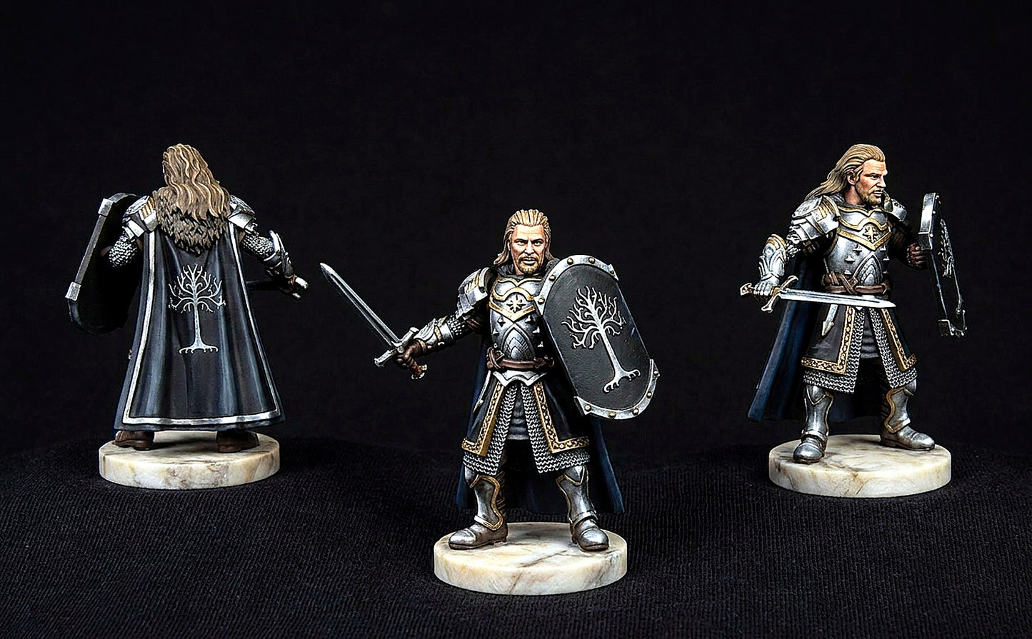 Miniatura Ultimo Rey de Gondor en Minas Tirith (Earnur) Gondor resina 32mm - Drakholm