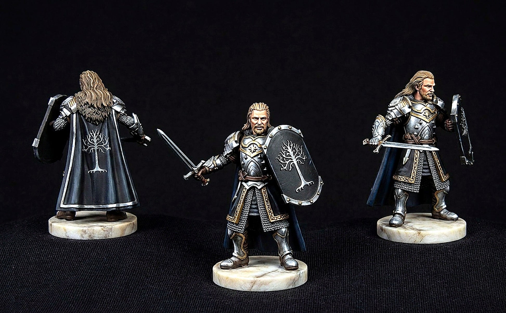 Miniatura Ultimo Rey de Gondor en Minas Tirith (Earnur) Gondor resina 32mm - Drakholm