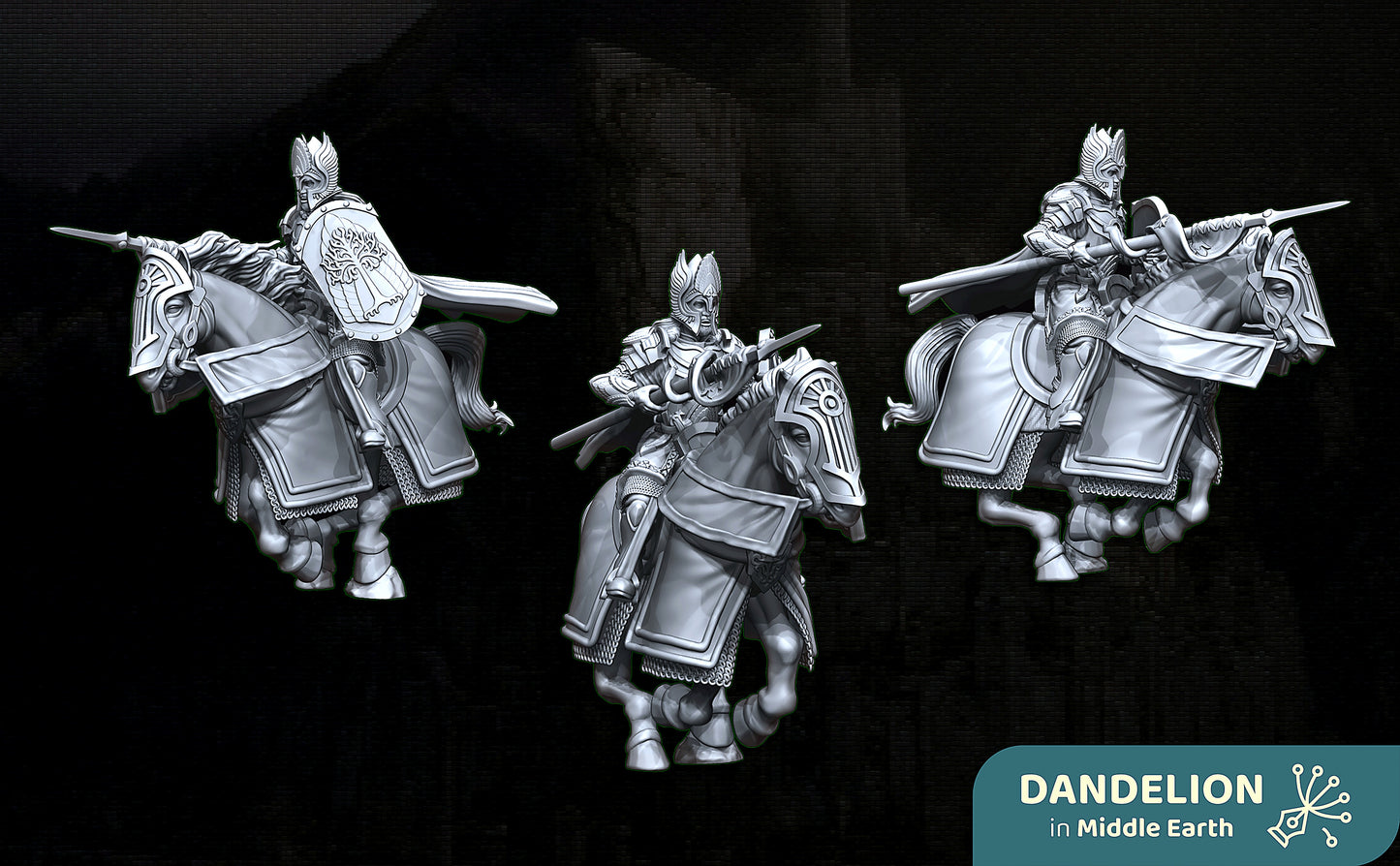 Miniatura Ultimo Rey de Gondor en Minas Tirith (Earnur) Gondor resina 32mm - Drakholm