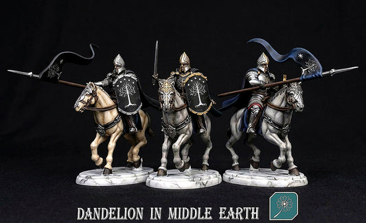 Miniatura Jinete de Minas Tirith Gondor resina 32mm - Drakholm