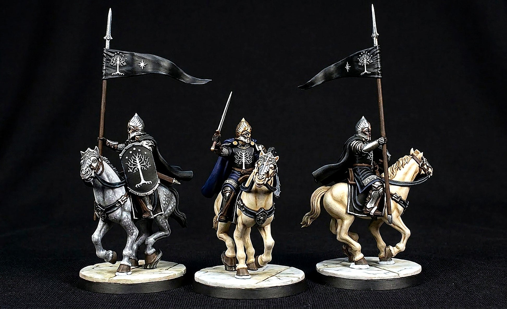 Miniatura Jinete de Minas Tirith Gondor resina 32mm - Drakholm