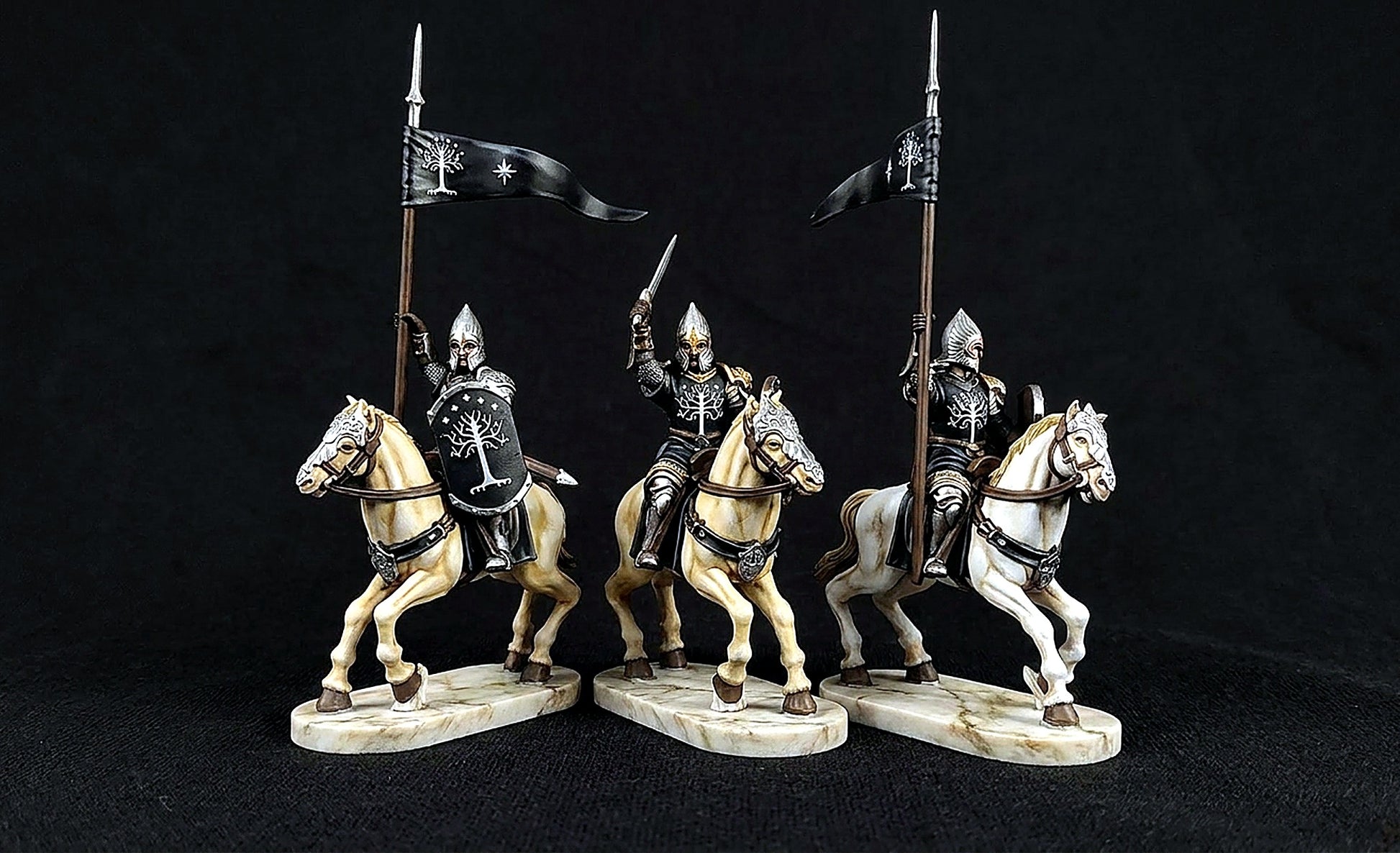 Miniatura Jinete de Minas Tirith Gondor resina 32mm - Drakholm
