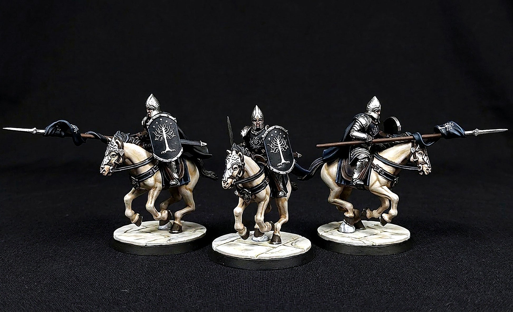 Miniatura Jinete de Minas Tirith Gondor resina 32mm - Drakholm