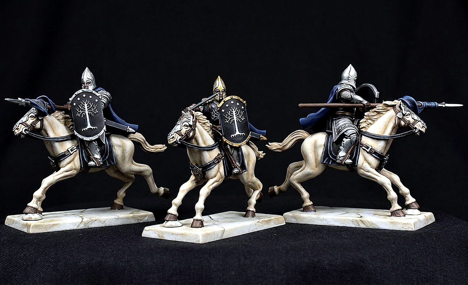 Miniatura Jinete de Minas Tirith Gondor resina 32mm - Drakholm