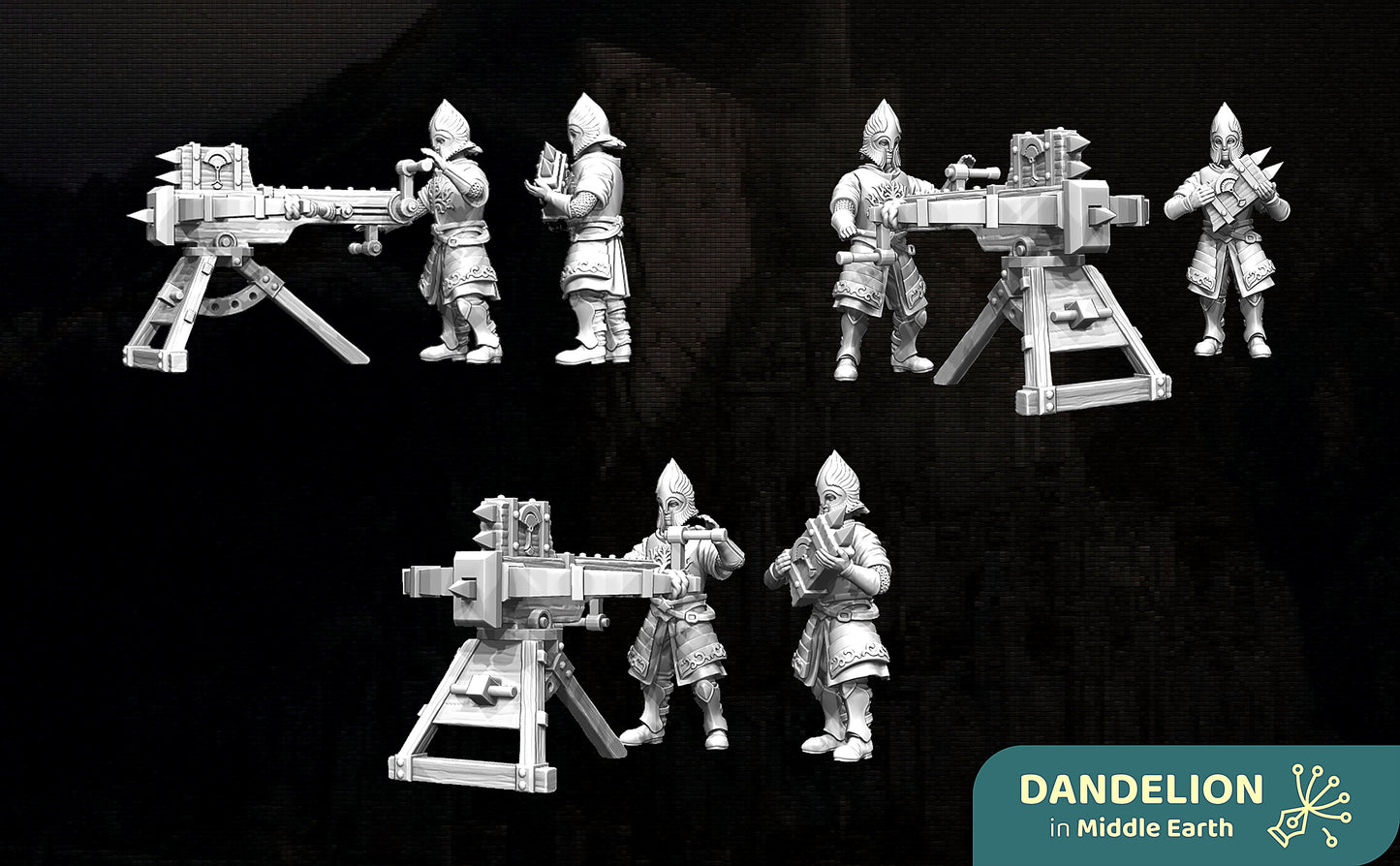 Miniatura Escorpion de Asedio de repeticion de Gondor Gondor resina 32mm - Drakholm