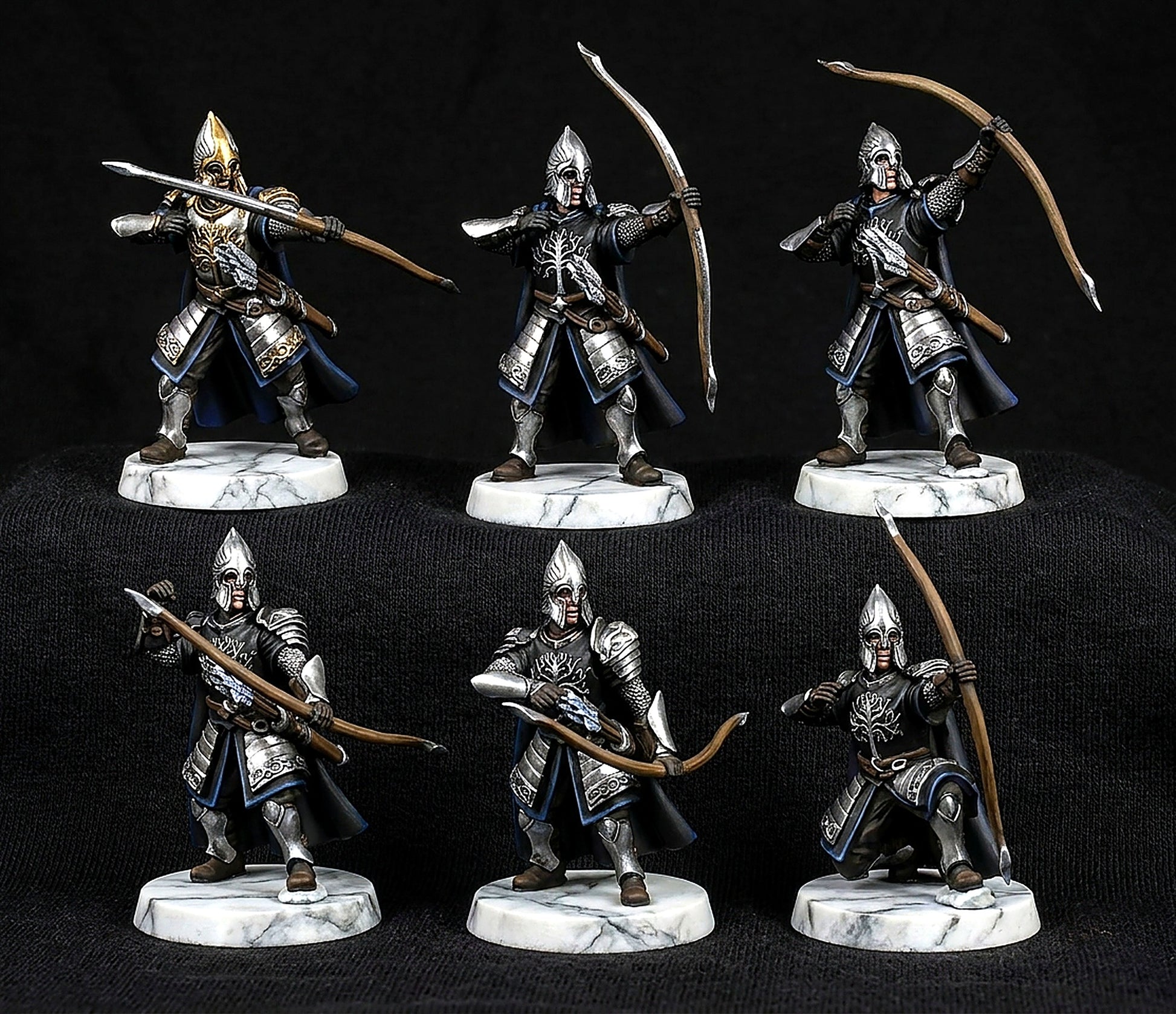 Miniatura Soldado de Minas Tirith (Arquero) Gondor resina 32mm - Drakholm