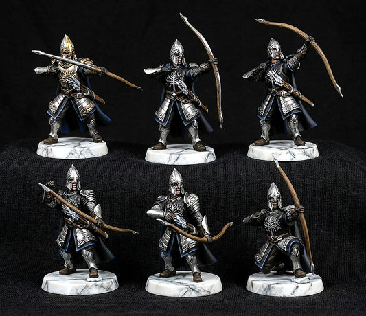 Miniatura Soldado de Minas Tirith (Arquero) Gondor resina 32mm - Drakholm
