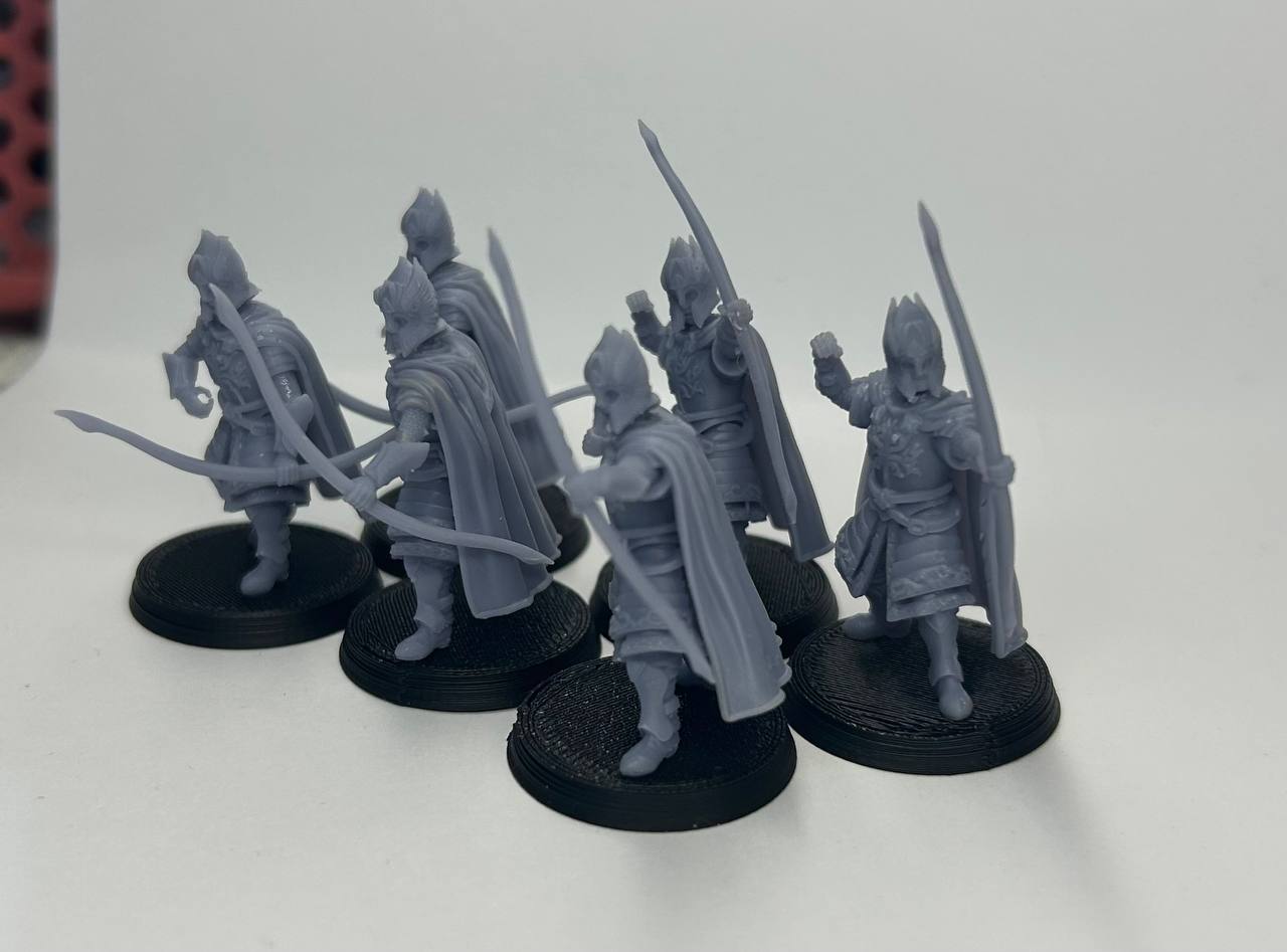 Miniatura Guardia de la Ciudadela de Minas Tirith (Arquero) Gondor resina 32mm - Drakholm