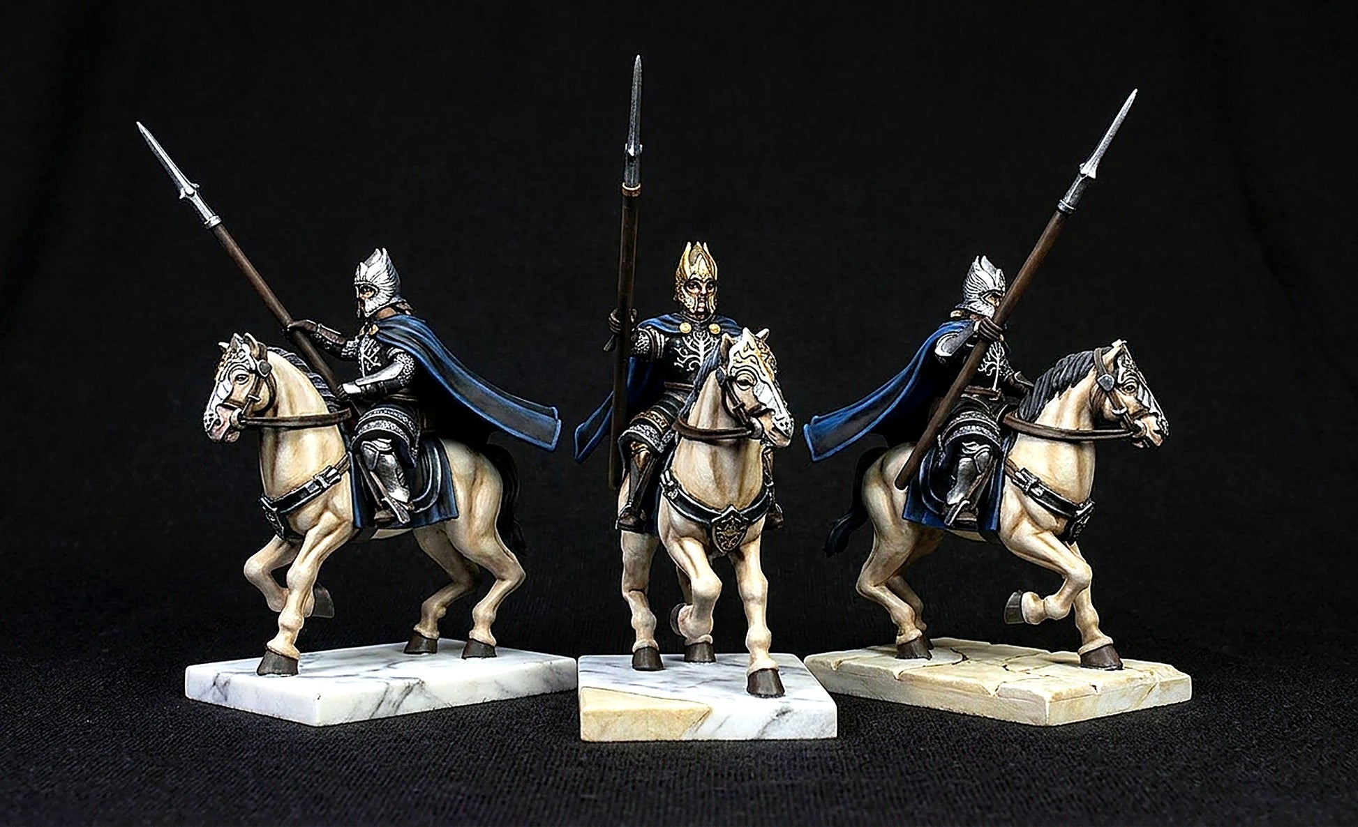 Miniatura Jinete de la Guardia de la Ciudadela de Minas Tirith Gondor resina 32mm - Drakholm