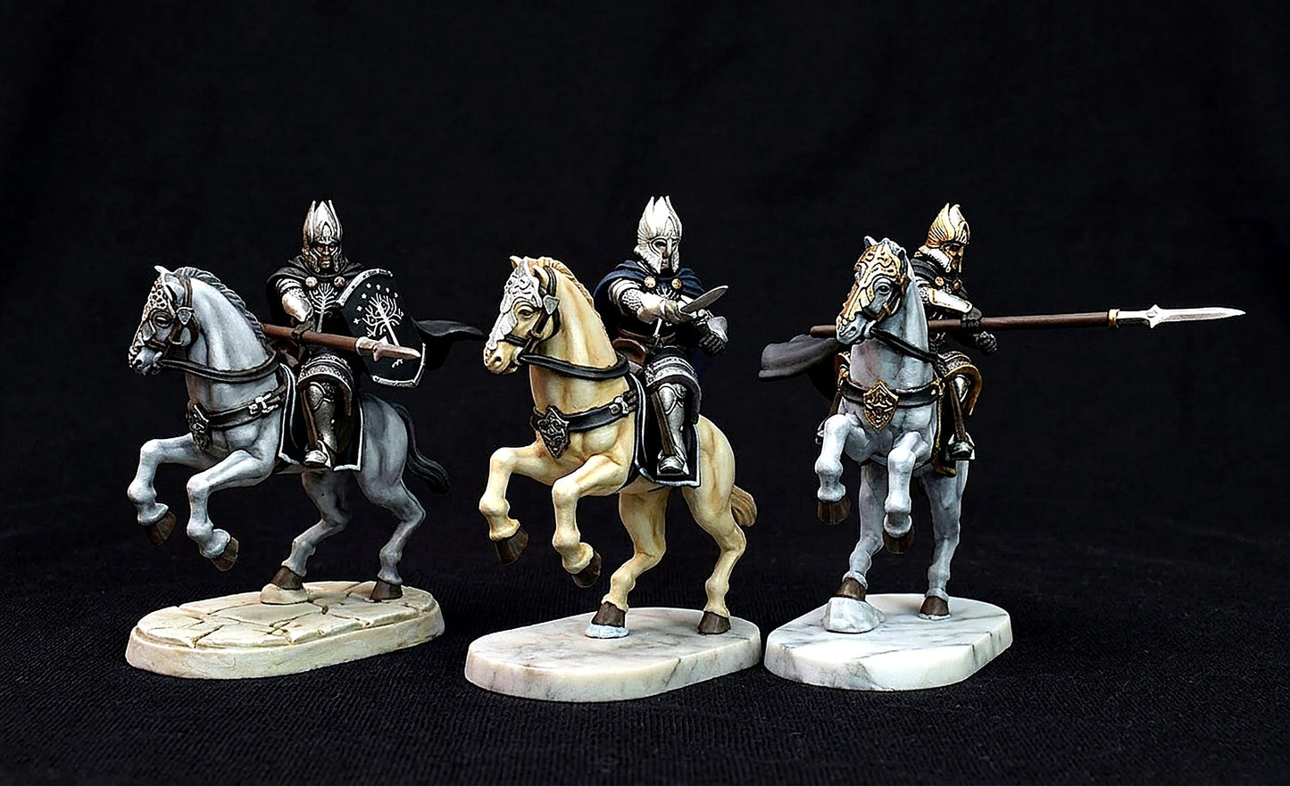 Miniatura Jinete de la Guardia de la Ciudadela de Minas Tirith Gondor resina 32mm - Drakholm