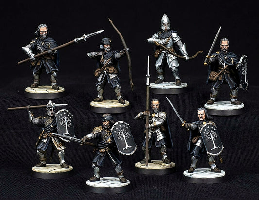 Miniatura Veteranos de Guerra de Minas Tirith Gondor resina 32mm - Drakholm