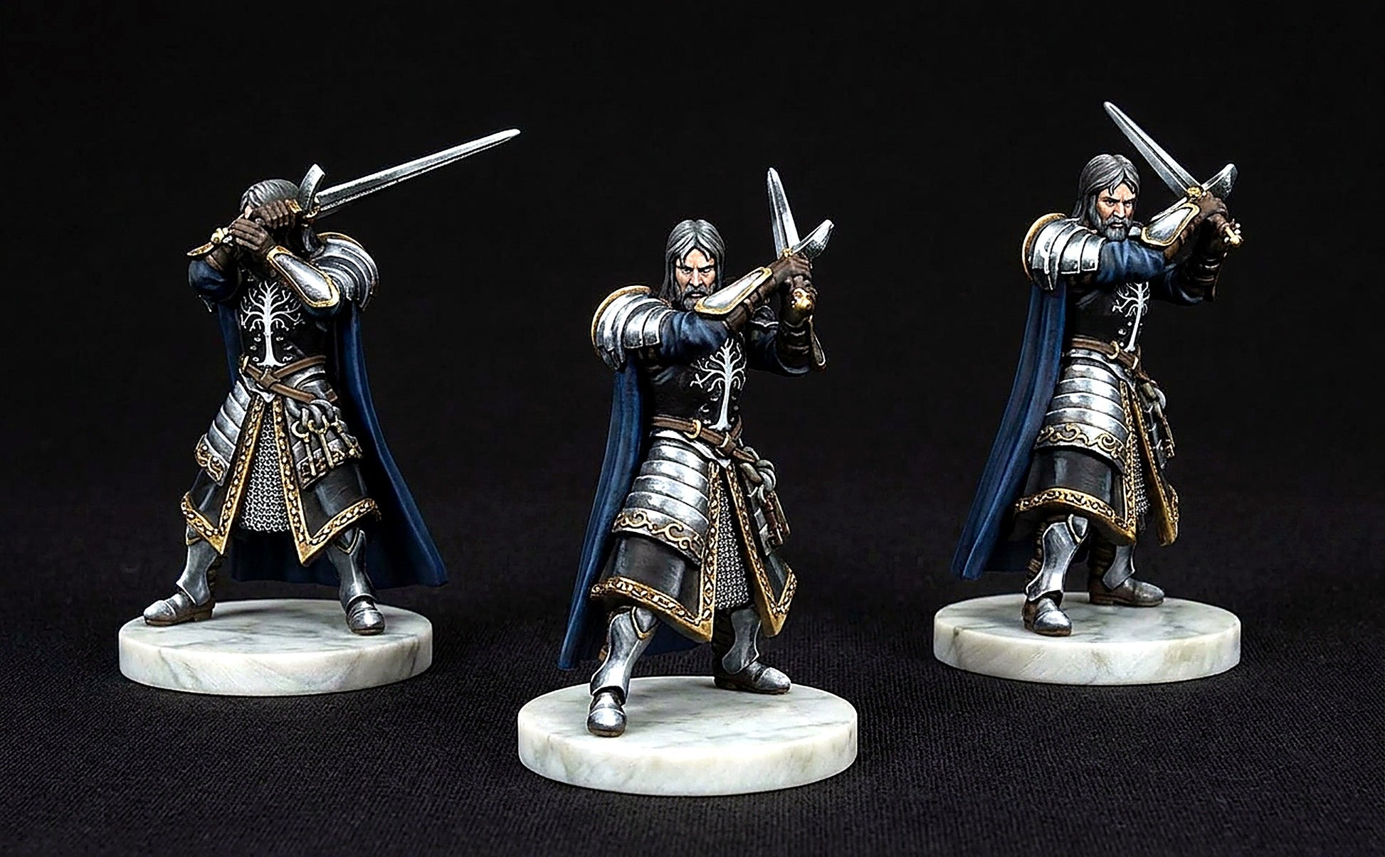 Miniatura Guardián de las Llaves de Minas Tirith Gondor resina 32mm - Drakholm