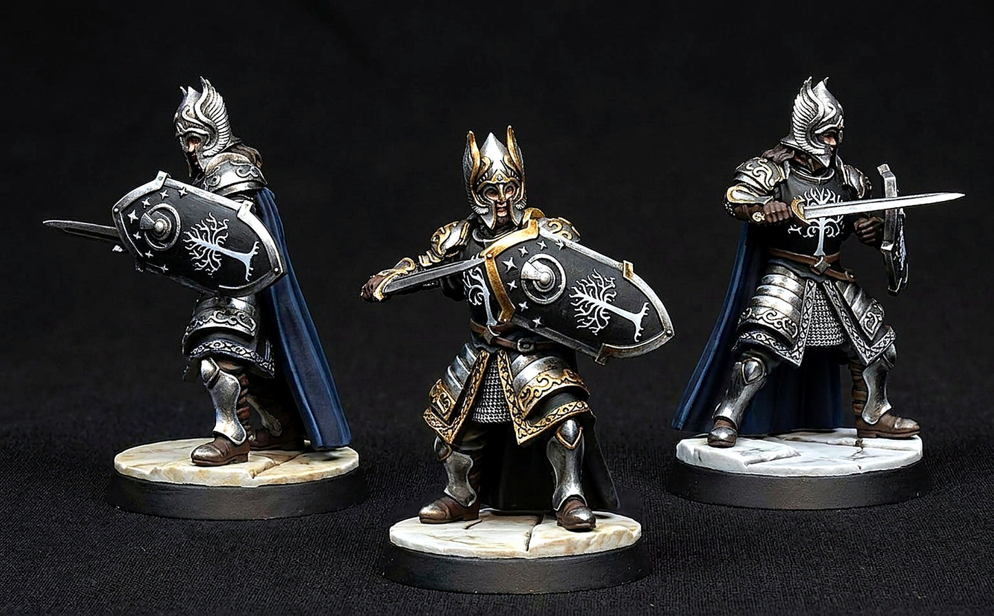 Miniatura Guardián del Rammas Echor, el muro exterior de Minas Tirith Gondor resina 32mm - Drakholm