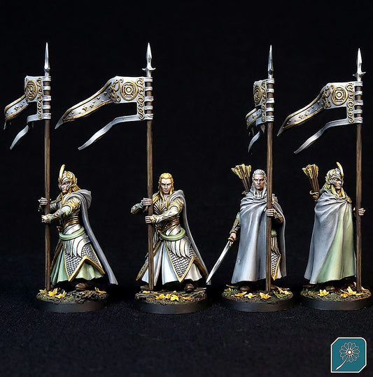 Miniatura Capitán Elfo de Lothlórien Lothlórien resina 32mm - Drakholm