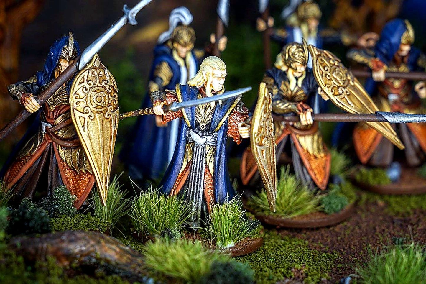 Miniatura Celeborn, Señor Élfico de Lothlórien Lothlórien resina 32mm - Drakholm