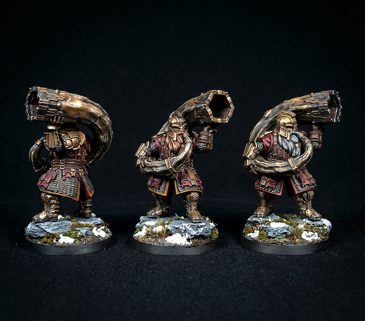 Miniatura Banda de Guerra Bardos de las Colinas de Hierro Colinas de Hierro resina 32mm - Drakholm