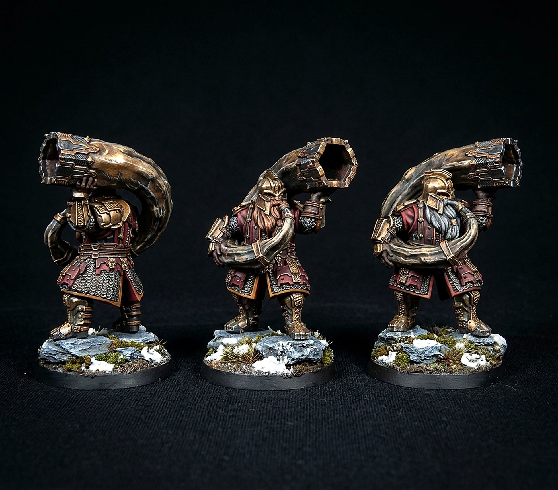 Miniatura Banda de Guerra Bardos de las Colinas de Hierro Colinas de Hierro resina 32mm - Drakholm