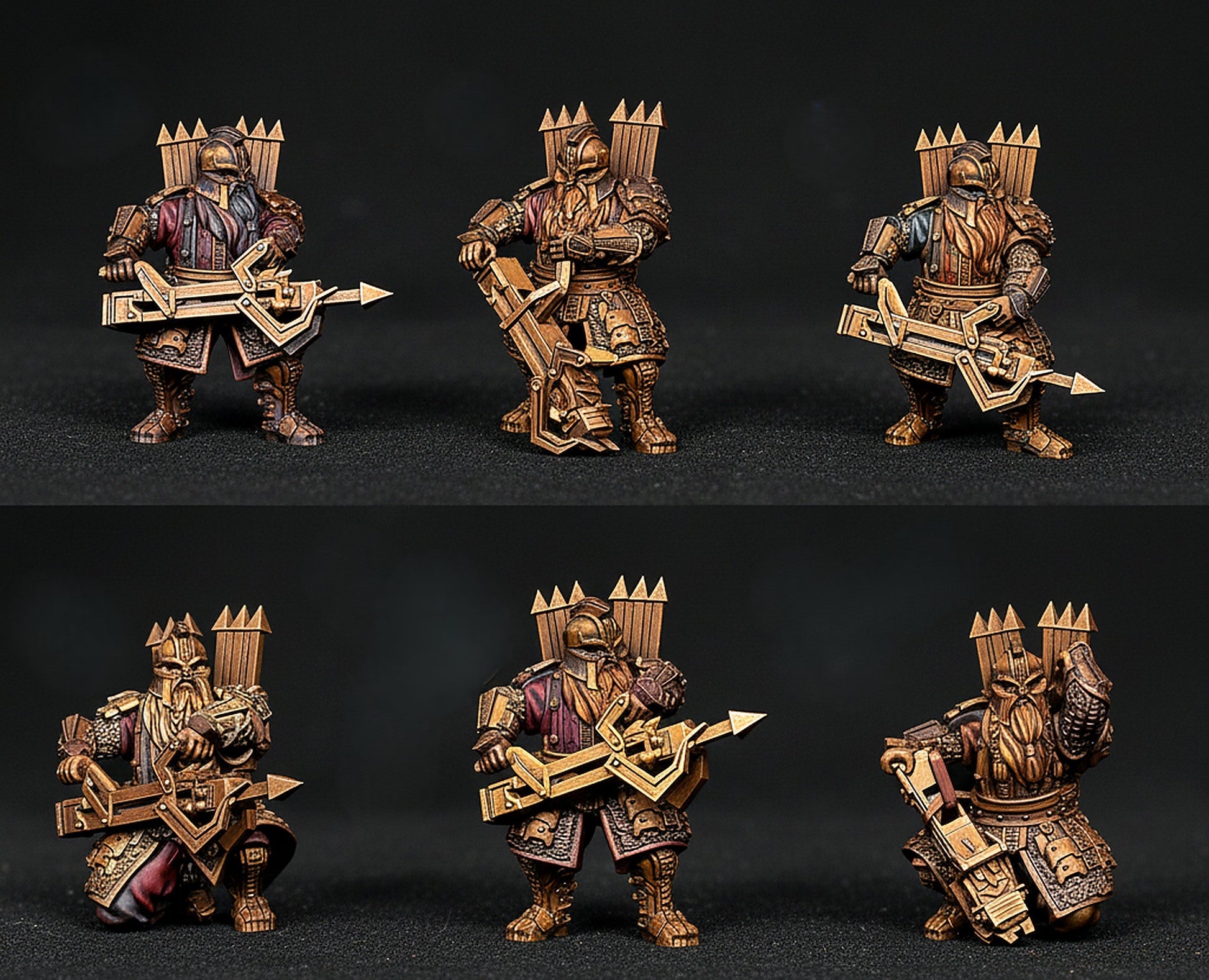 Miniatura Ballestero Enano de las Colinas de Hierro Colinas de Hierro resina 32mm - Drakholm