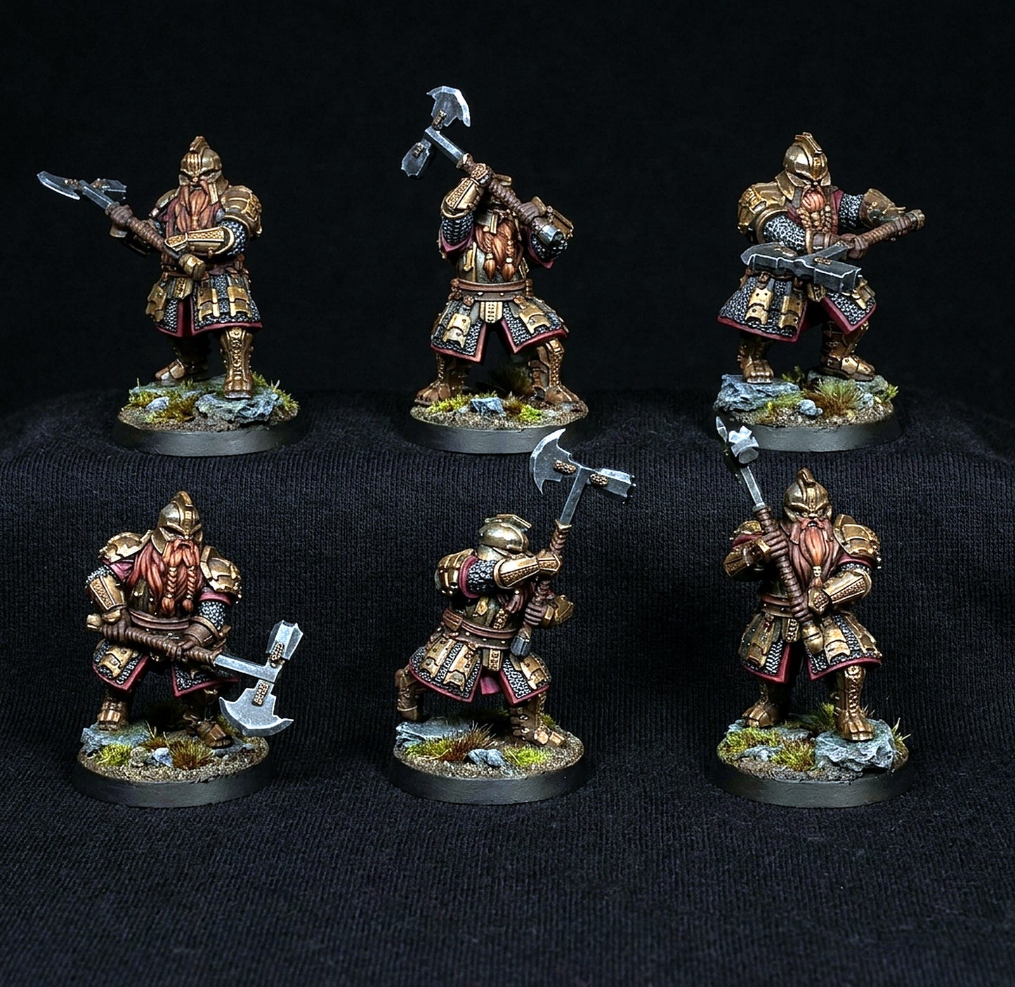 Miniatura Guerrero del Zapapico Enano de las Colinas de Hierro Colinas de Hierro resina 32mm - Drakholm