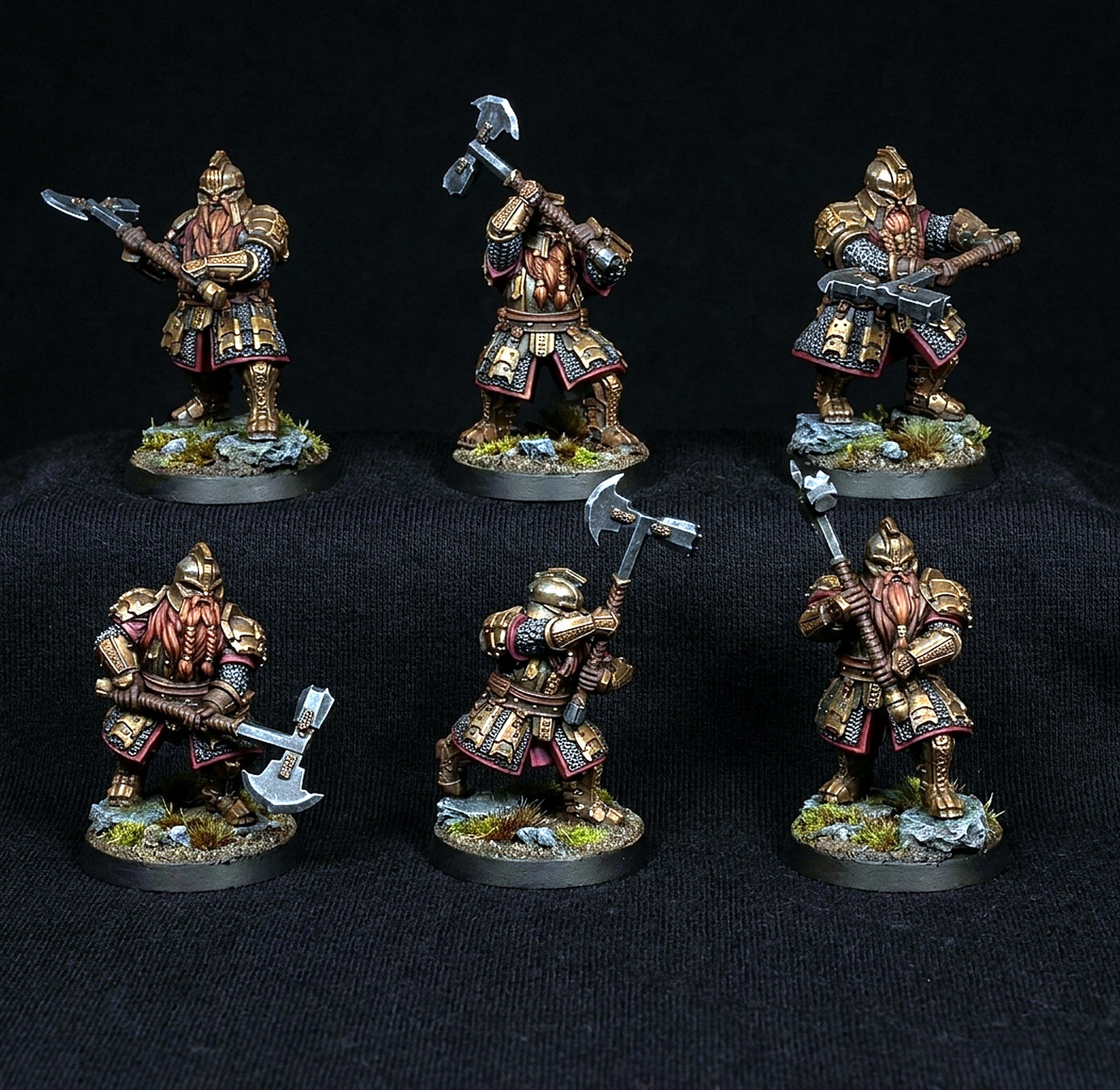 Miniatura Guerrero del Zapapico Enano de las Colinas de Hierro Colinas de Hierro resina 32mm - Drakholm