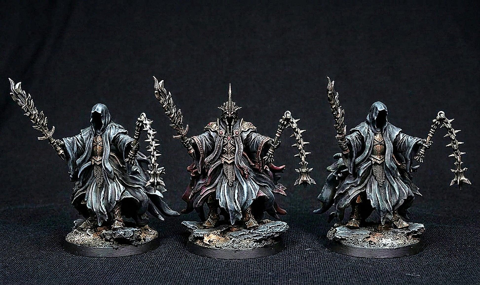 Miniatura Nazgûl y Rey Brujo Nazgûl resina 32mm - Drakholm