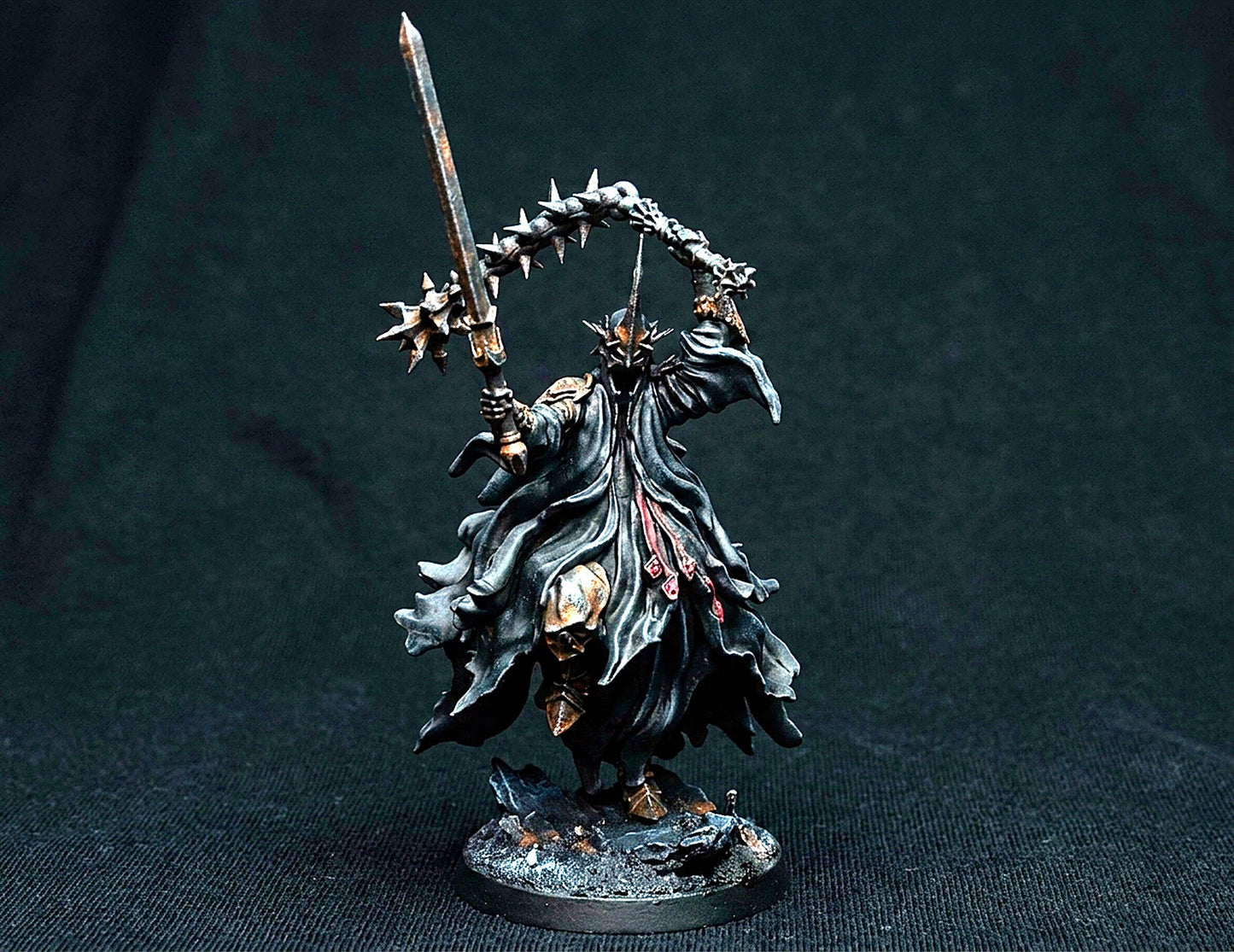 Miniatura Nazgûl y Rey Brujo Nazgûl resina 32mm - Drakholm