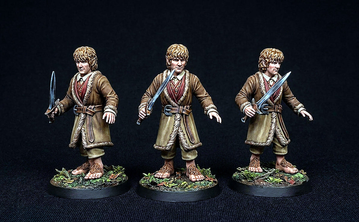 Hobbit Saqueador de la Montaña Solitaria · Montaña Solitaria · Miniatura 28mm · Drakholm