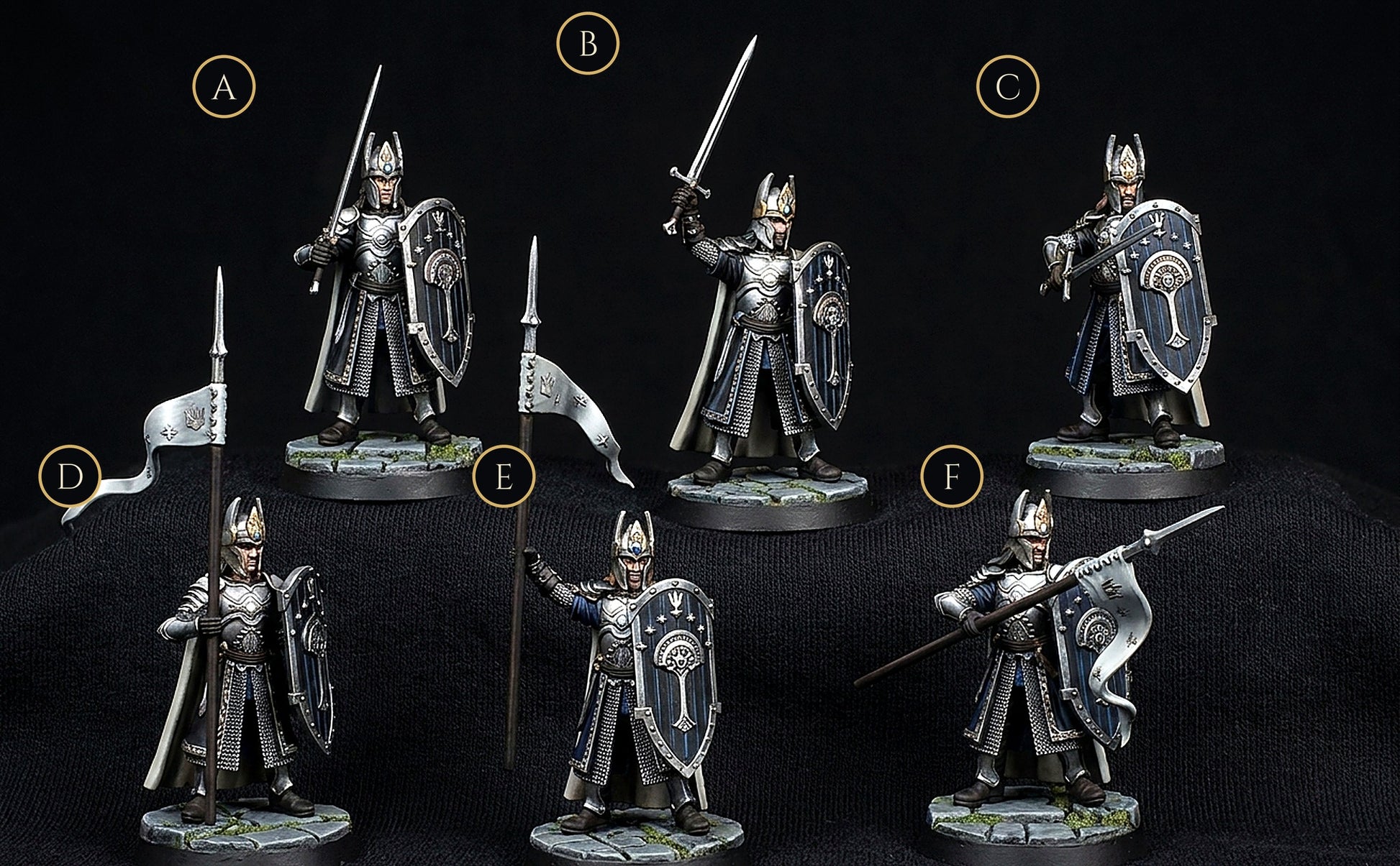 Miniatura Capitán de Númenor Númenor resina 32mm - Drakholm