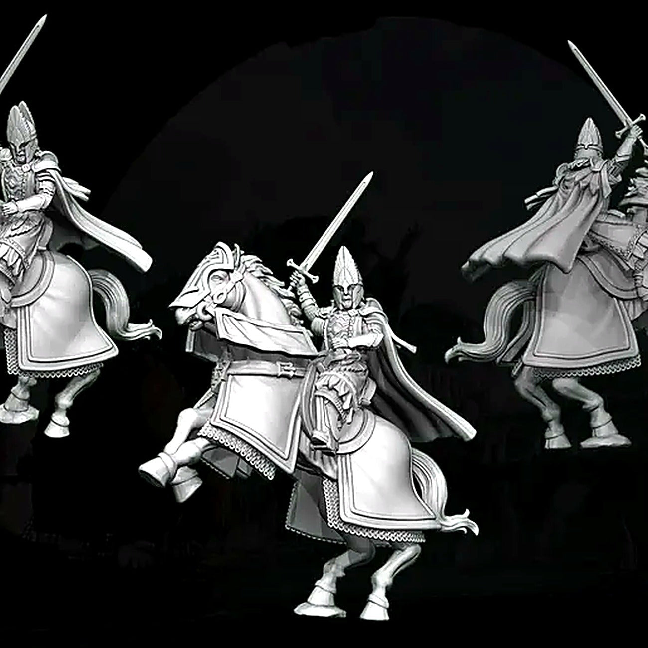 Miniatura Alto Rey de Númenor Númenor resina 32mm - Drakholm