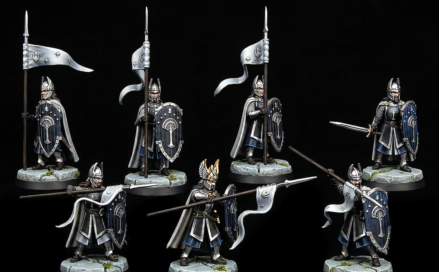 Miniatura Lancero de Númenor Númenor resina 32mm - Drakholm
