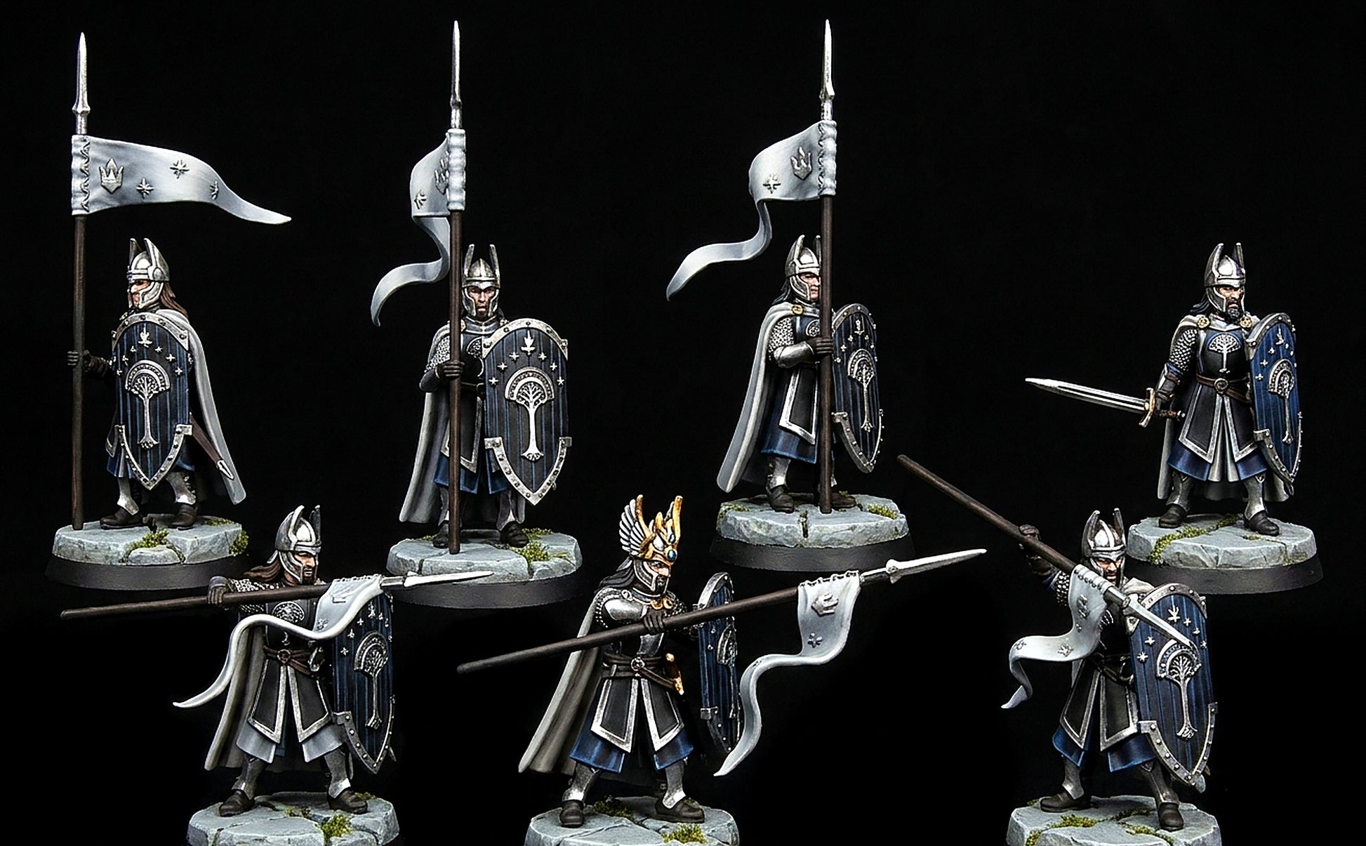 Miniatura Lancero de Númenor Númenor resina 32mm - Drakholm