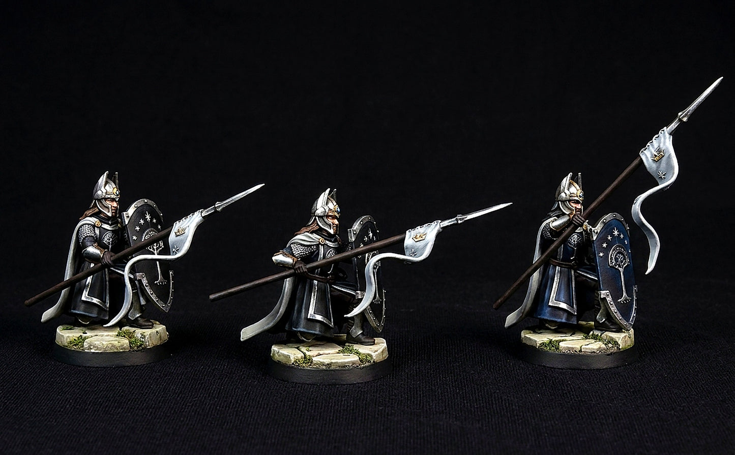 Miniatura Lancero de Númenor Númenor resina 32mm - Drakholm