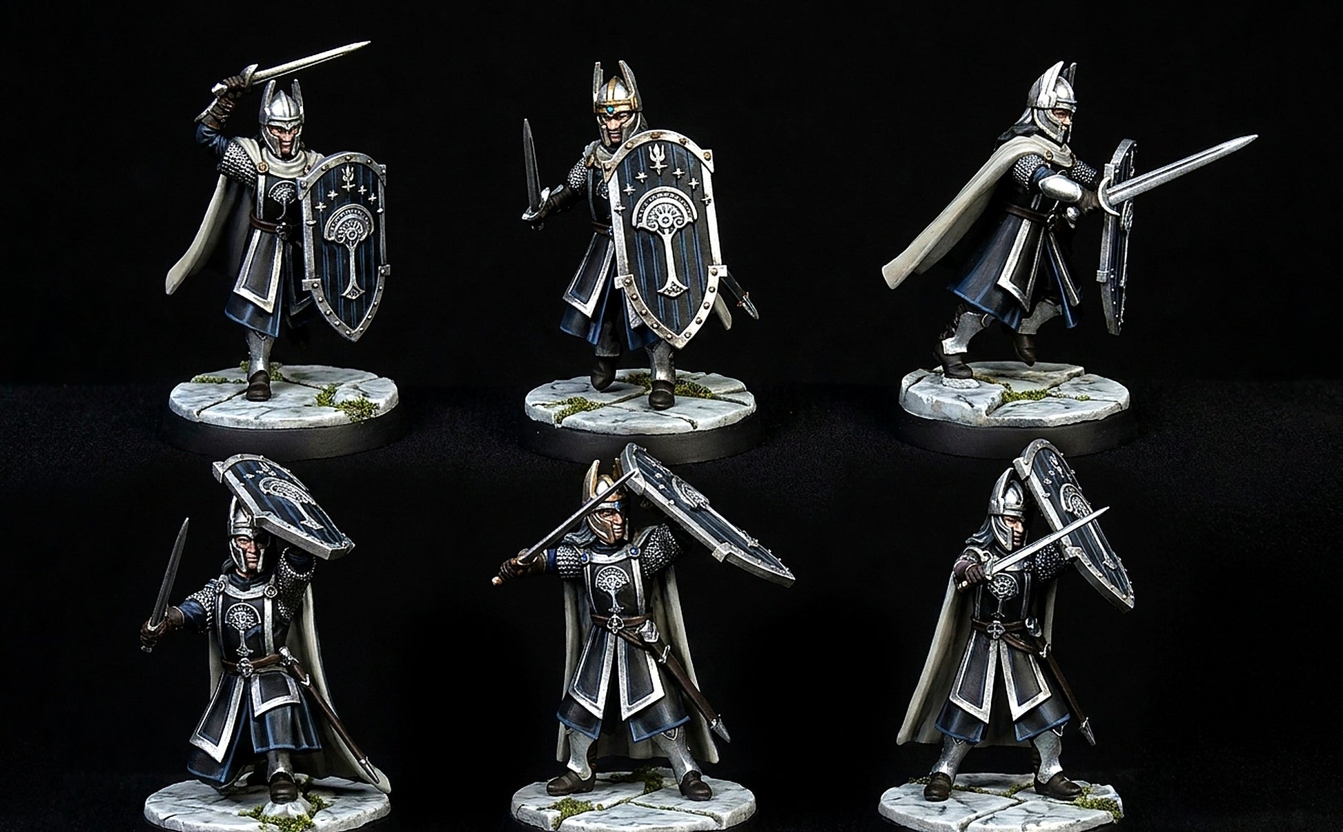 Miniatura Espadachín de Númenor Númenor resina 32mm - Drakholm