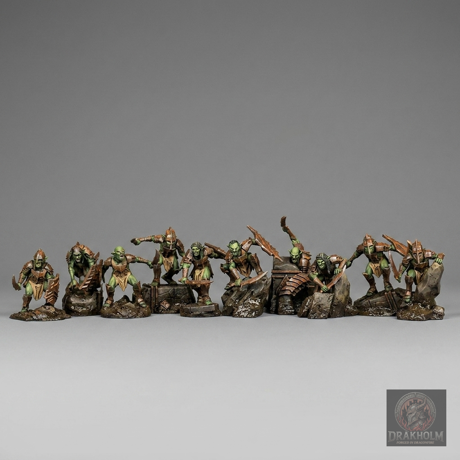 Moria Goblin Swordsman | Moria Goblins | 28mm Resin Miniature | LOTR Middle-earth | Tabletop Wargaming