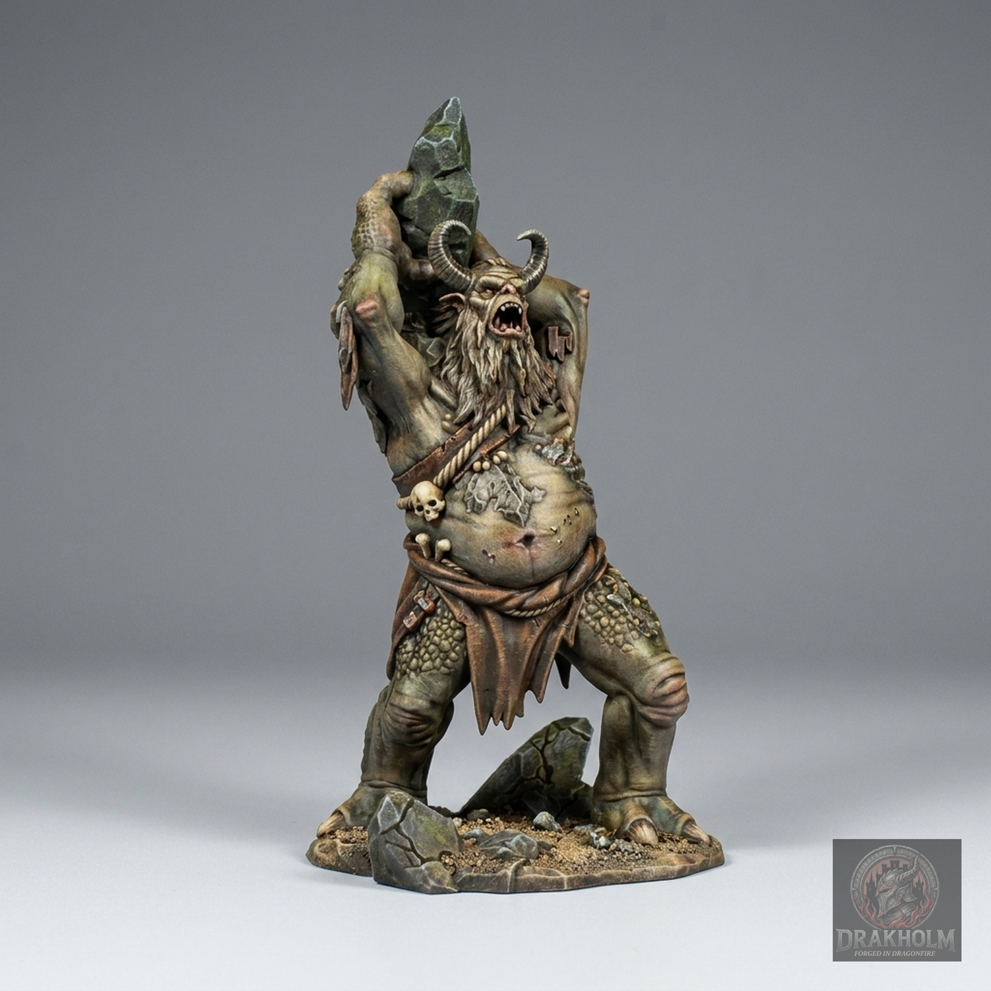 Wild Men Troll | Dunlendings | 28mm Resin Miniature | LOTR Middle-earth | Tabletop Wargaming