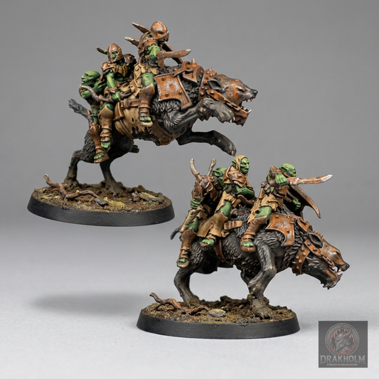 Moria Goblin Rider | Moria Goblins | 28mm Resin Miniature | LOTR Middle-earth | Tabletop Wargaming