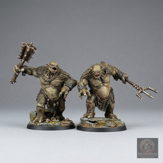 Moria Goblin Troll | Moria Goblins | 28mm Resin Miniature | LOTR Middle-earth | Tabletop Wargaming