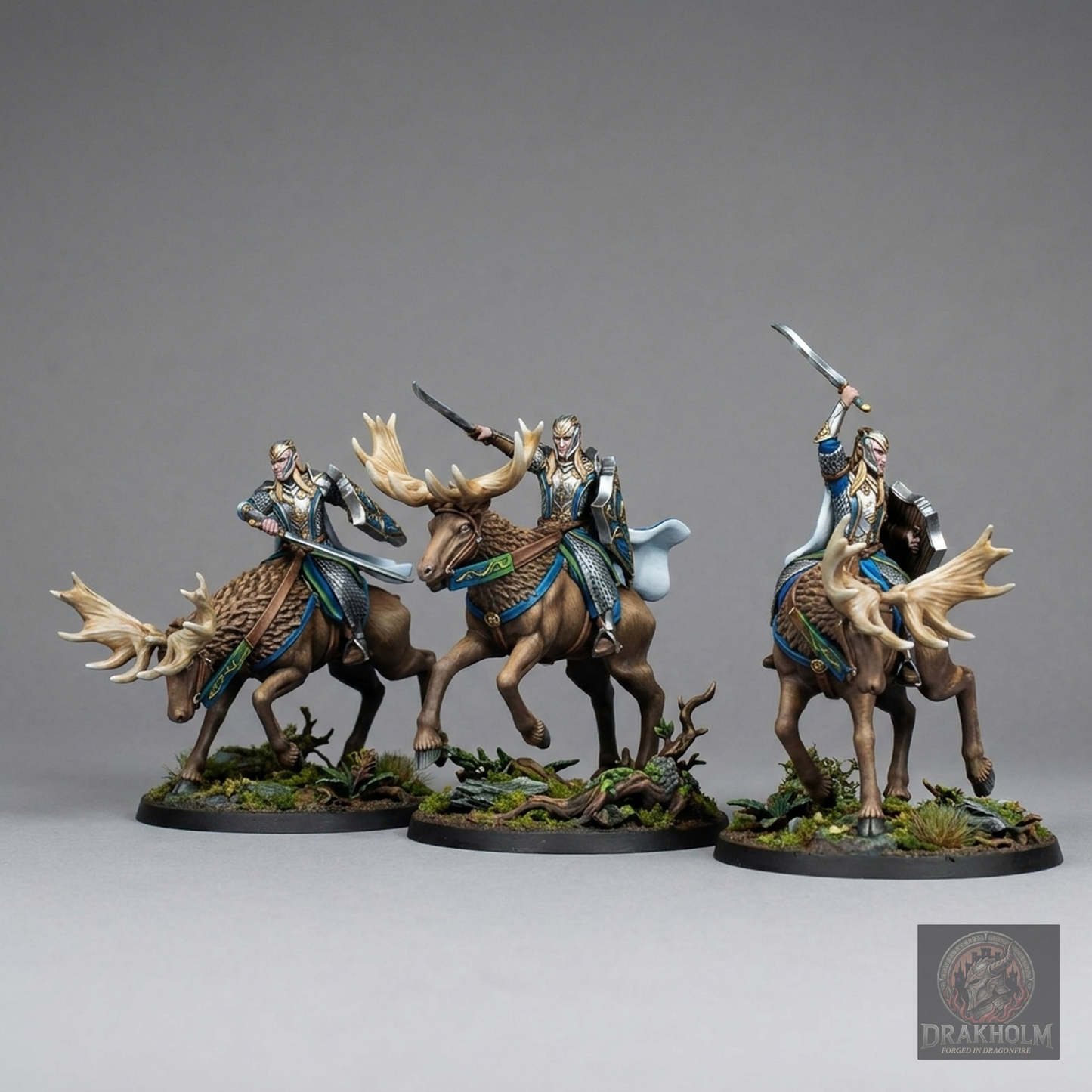 Mirkwood Elf Rider | Silvan Elves | 28mm Resin Miniature | LOTR Middle-earth | Tabletop Wargaming