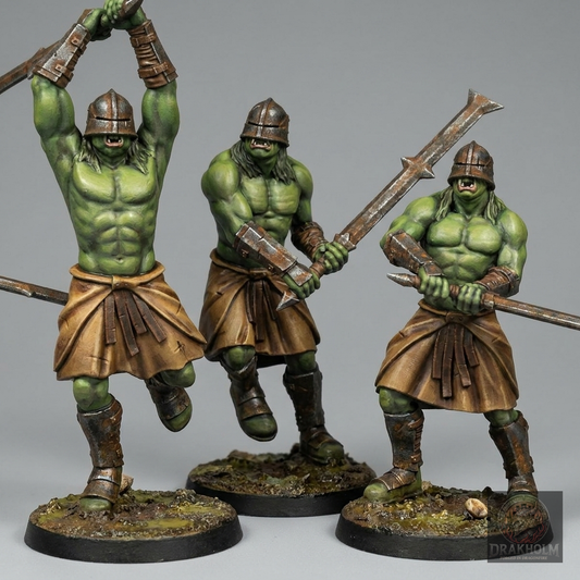 Mordor Orc Warrior | Mordor Orcs | 28mm Resin Miniature | LOTR Middle-earth | Tabletop Wargaming