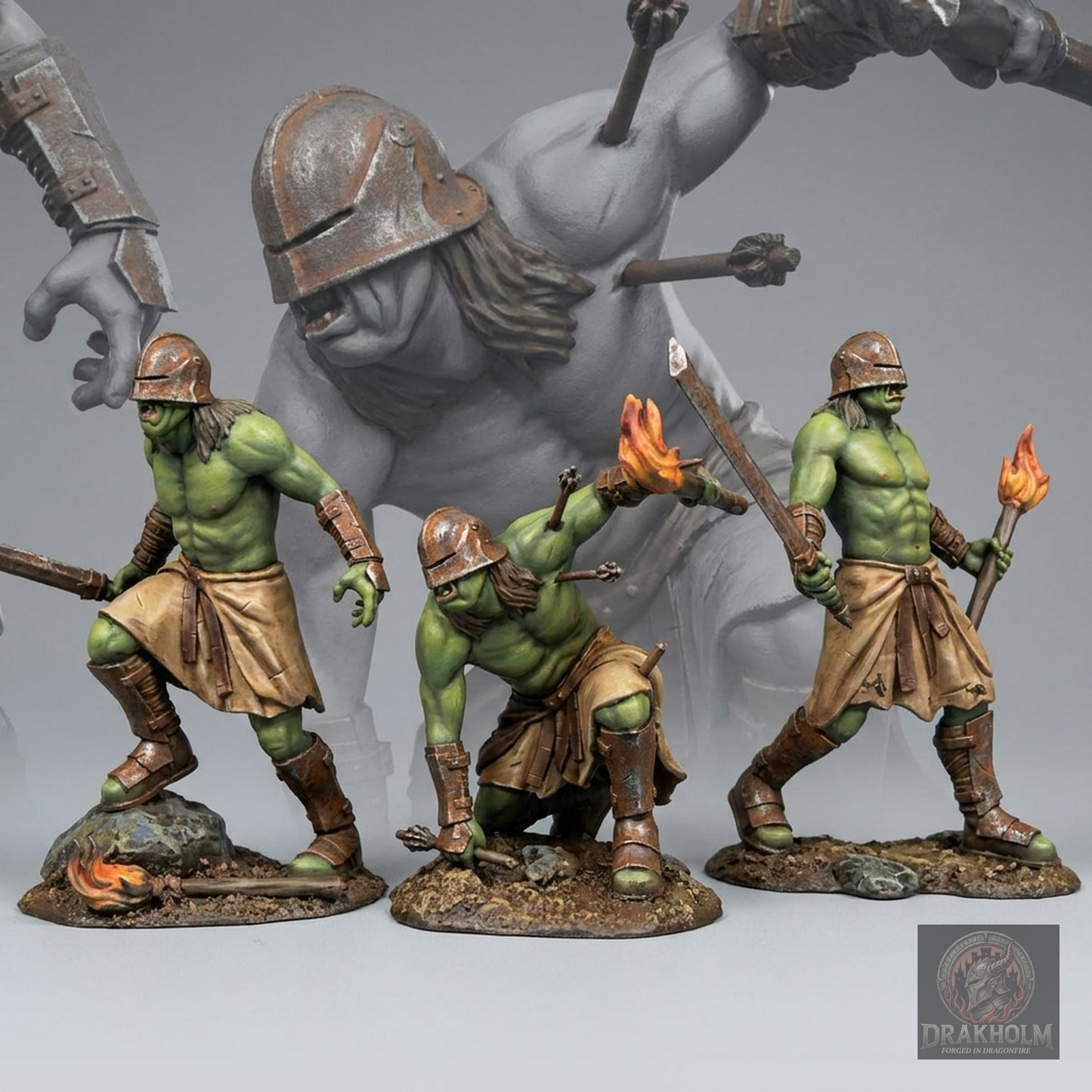 Mordor Orc Warrior | Mordor Orcs | 28mm Resin Miniature | LOTR Middle-earth | Tabletop Wargaming
