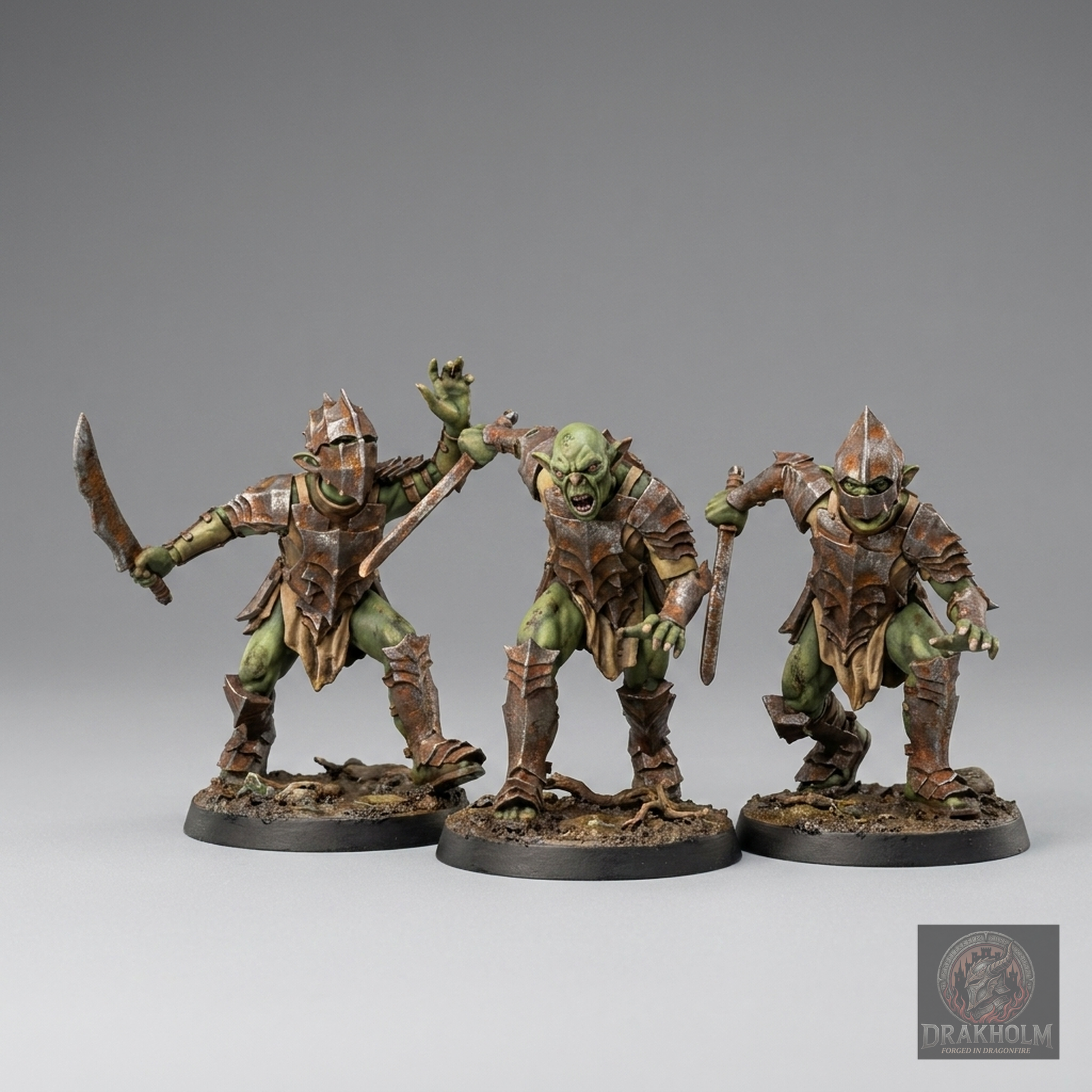 Moria Goblin Swordsman | Moria Goblins | 28mm Resin Miniature | LOTR Middle-earth | Tabletop Wargaming