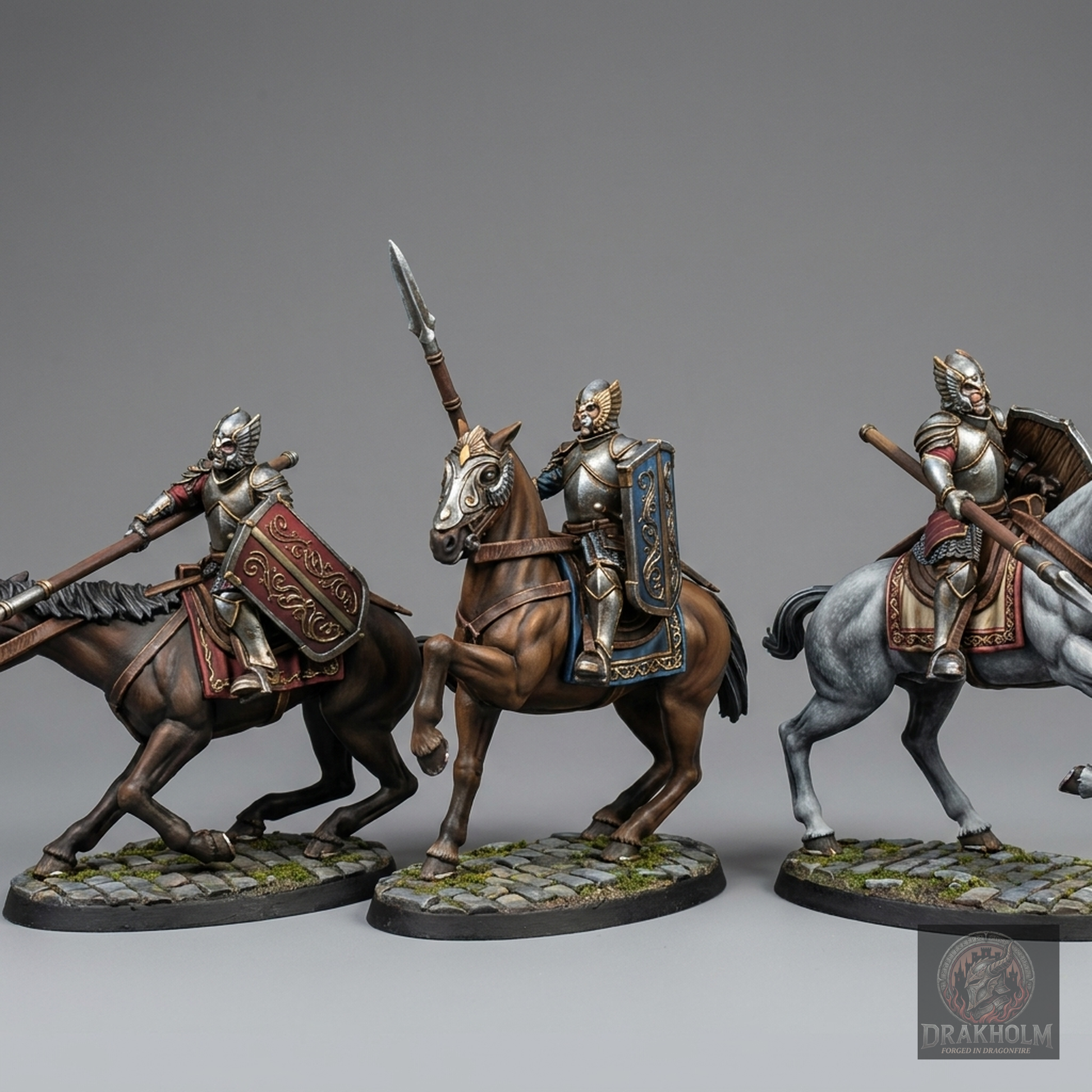 Gondor Knight | 28mm Resin Miniature | LOTR Middle-earth | Tabletop Wargaming
