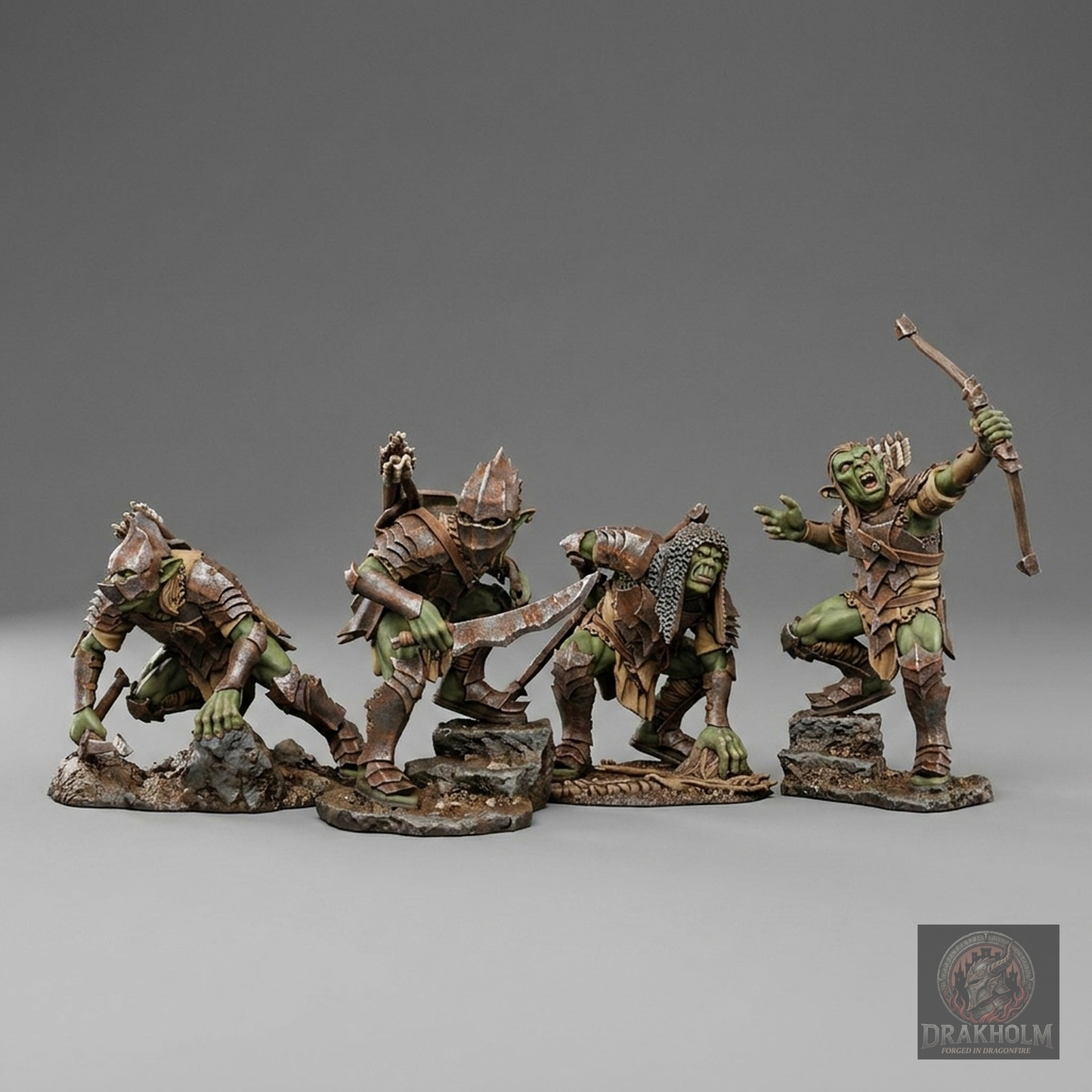Moria Goblin Archer | Moria Goblins | 28mm Resin Miniature | LOTR Middle-earth | Tabletop Wargaming