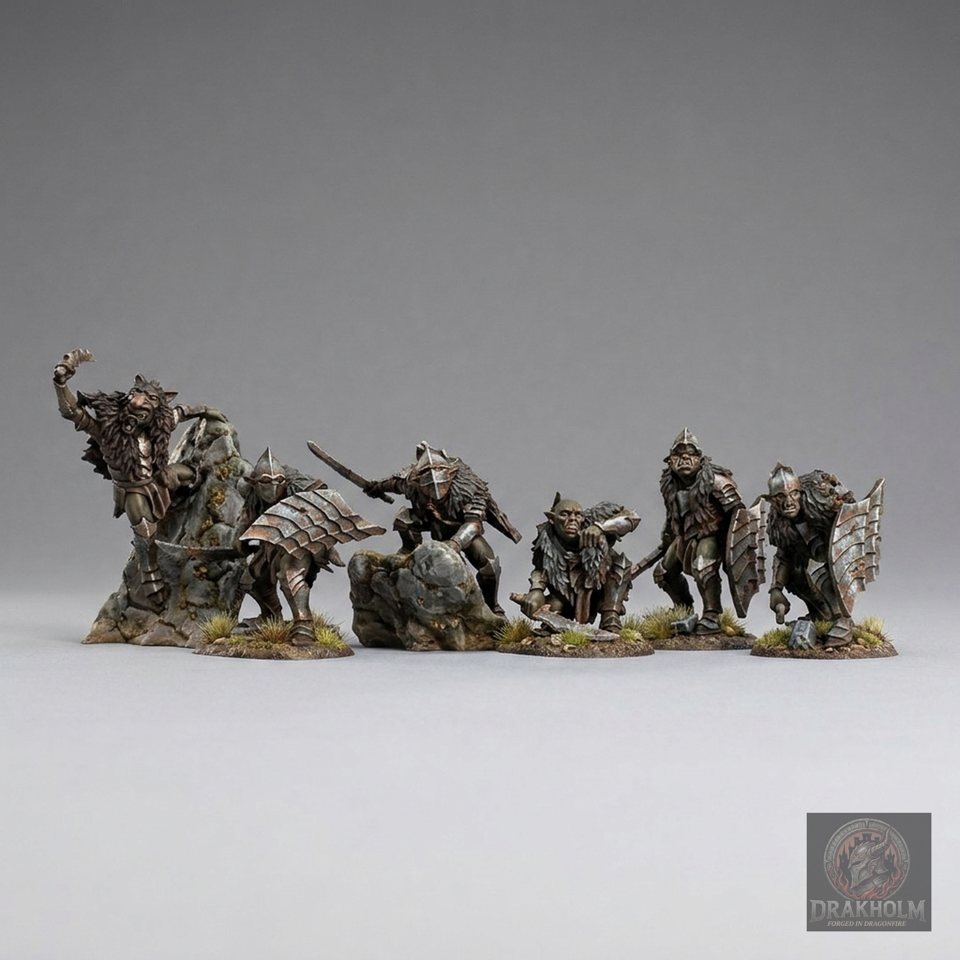 Moria Goblin Warrior | Moria Goblins | 28mm Resin Miniature | LOTR Middle-earth | Tabletop Wargaming