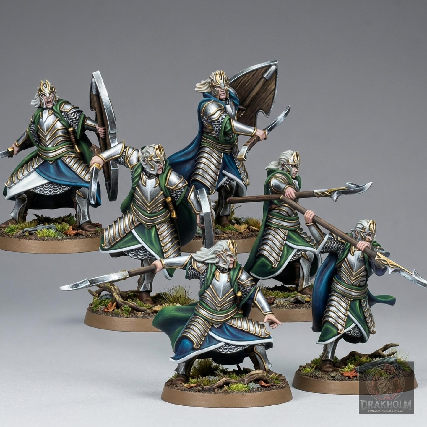 Dark Elf King | Dark Elves | 28mm Resin Miniature | LOTR Middle-earth | Tabletop Wargaming