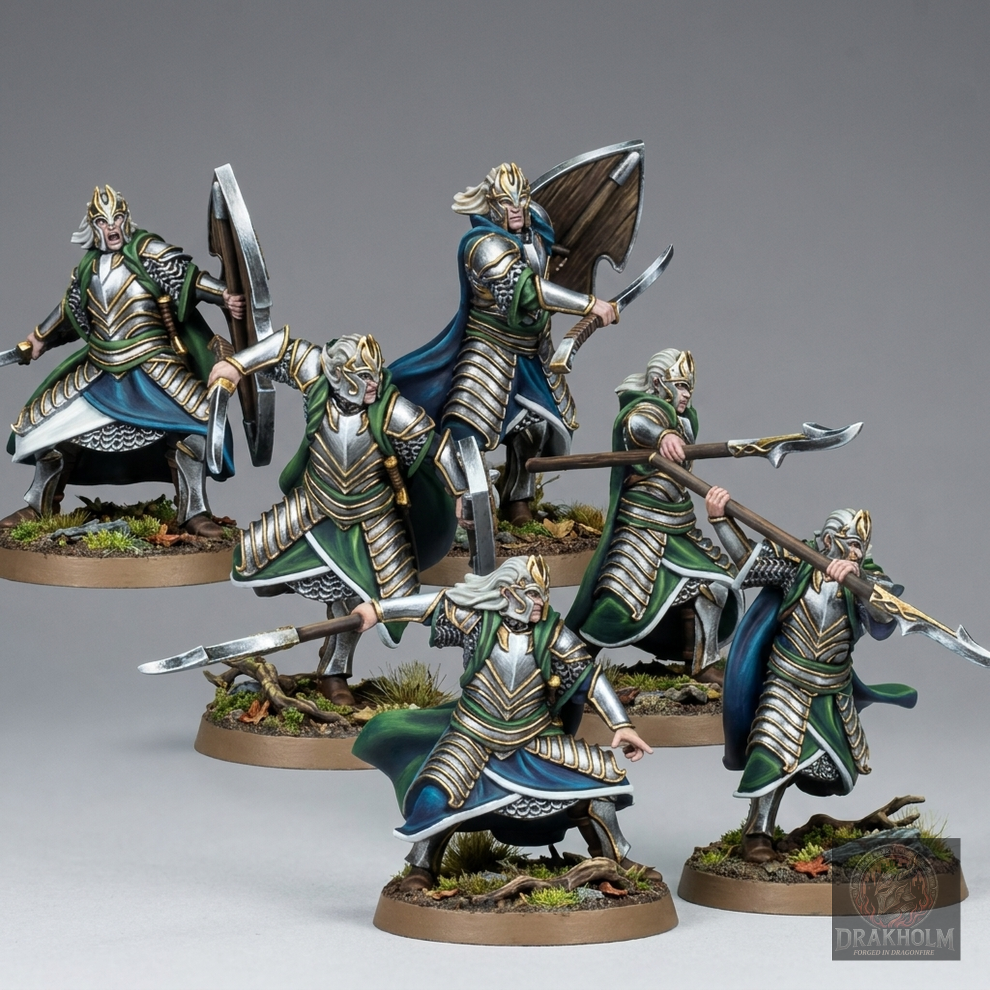Dark Elf King | Dark Elves | 28mm Resin Miniature | LOTR Middle-earth | Tabletop Wargaming