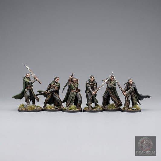 Rivendell Elf Swordsman | High Elves | 28mm Resin Miniature | LOTR Middle-earth | Tabletop Wargaming